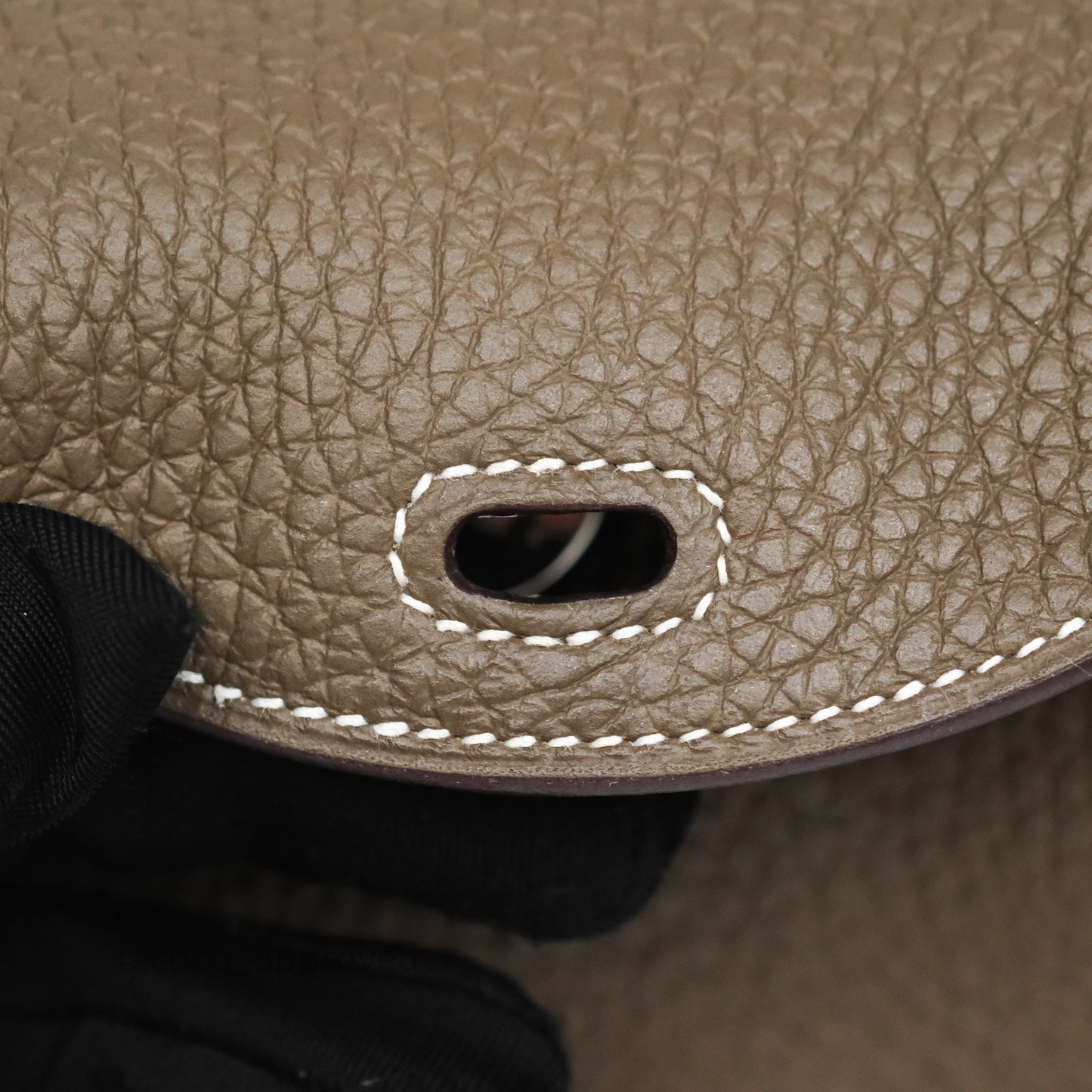 Hermès Mini Lindy 20 Etoupe 18 Clemence Palladium Hardware