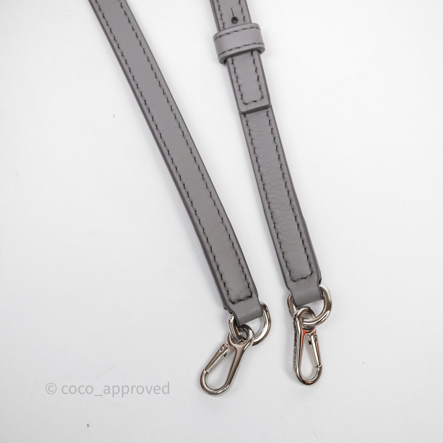 Loewe Mini Flamenco Clutch Nappa Calfskin Grey