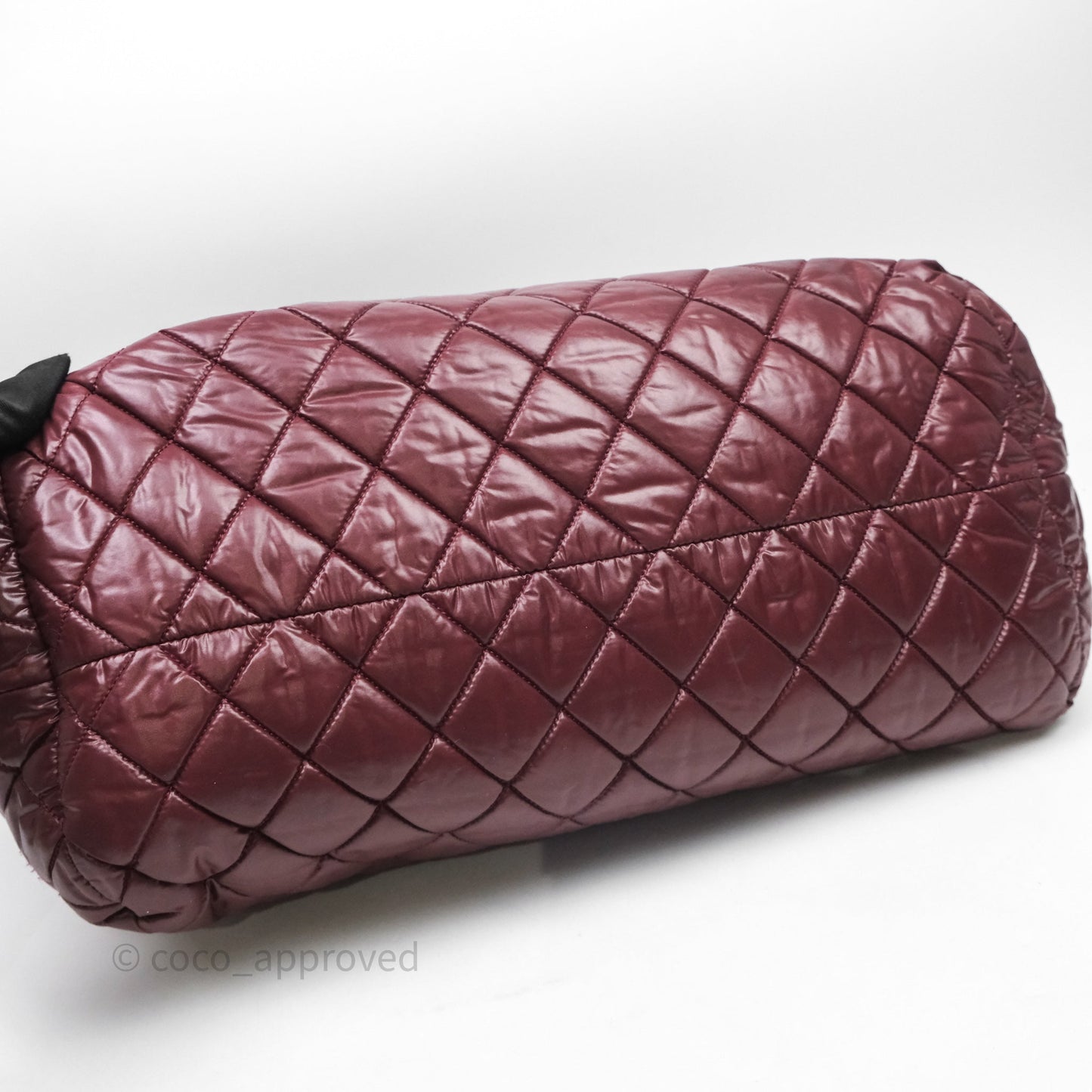 Chanel Nylon Quilted Medium Coco Cocoon Reversible Tote Black