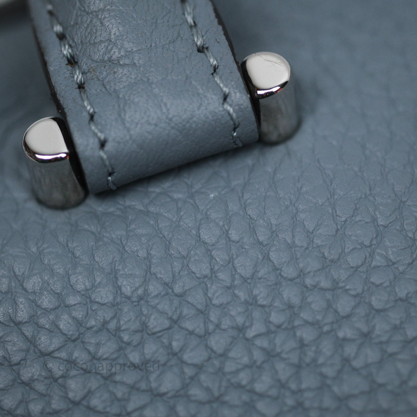 Delvaux Cool Box Nano Taurillon Soft Grained Calfskin Pacific Palladium Hardware