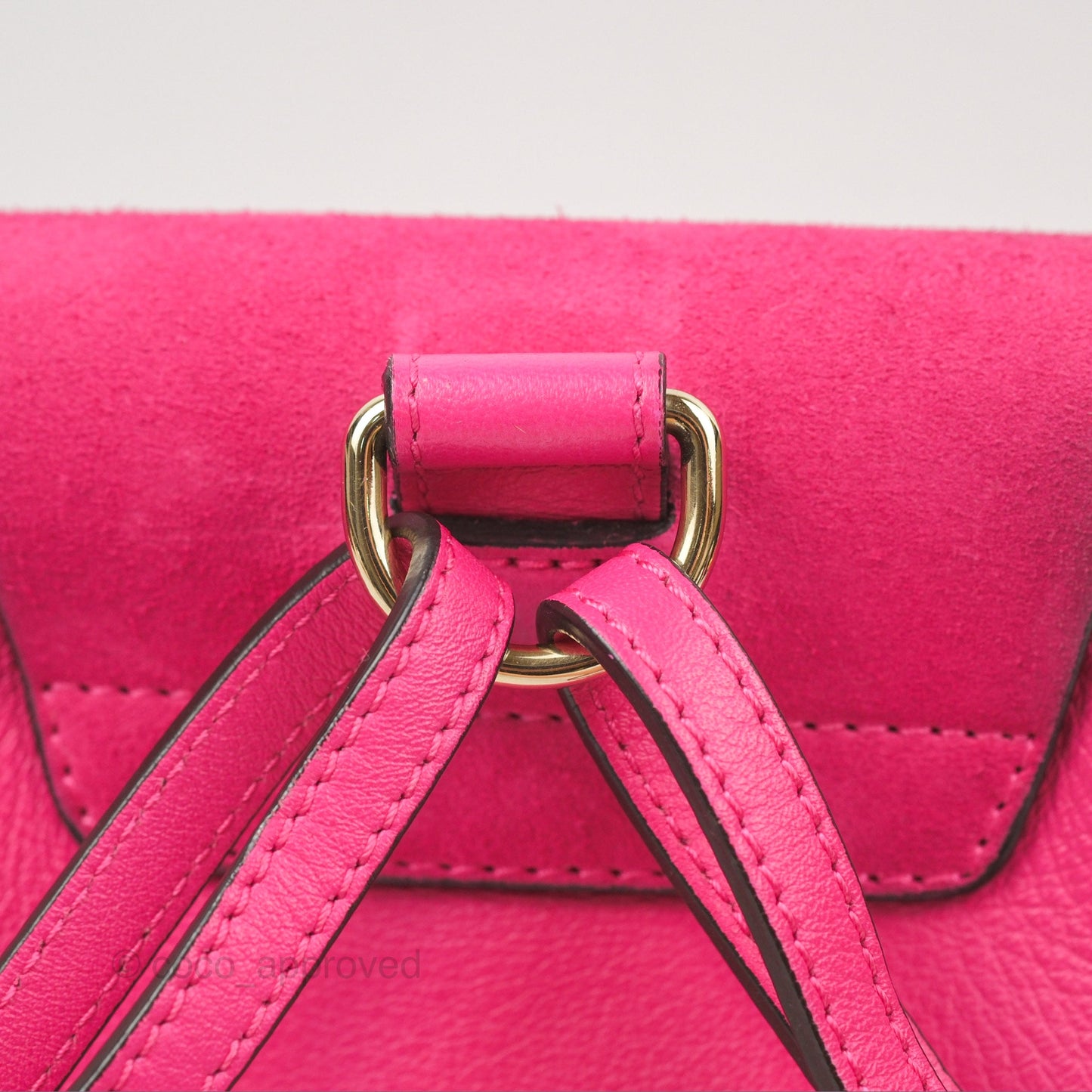 Chloé Mini Faye Backpack Hot Pink