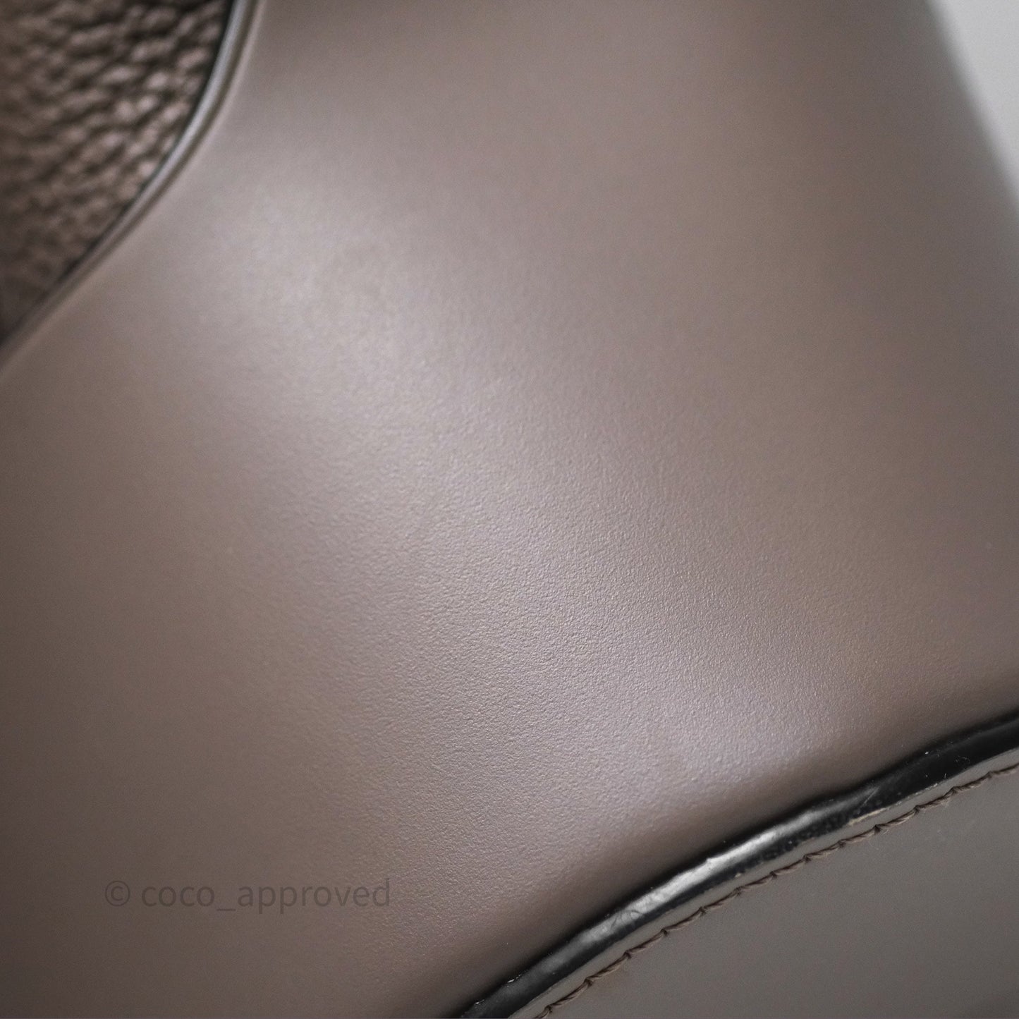 Loewe Small Balloon Bucket Bag Taupe Grained Calfskin