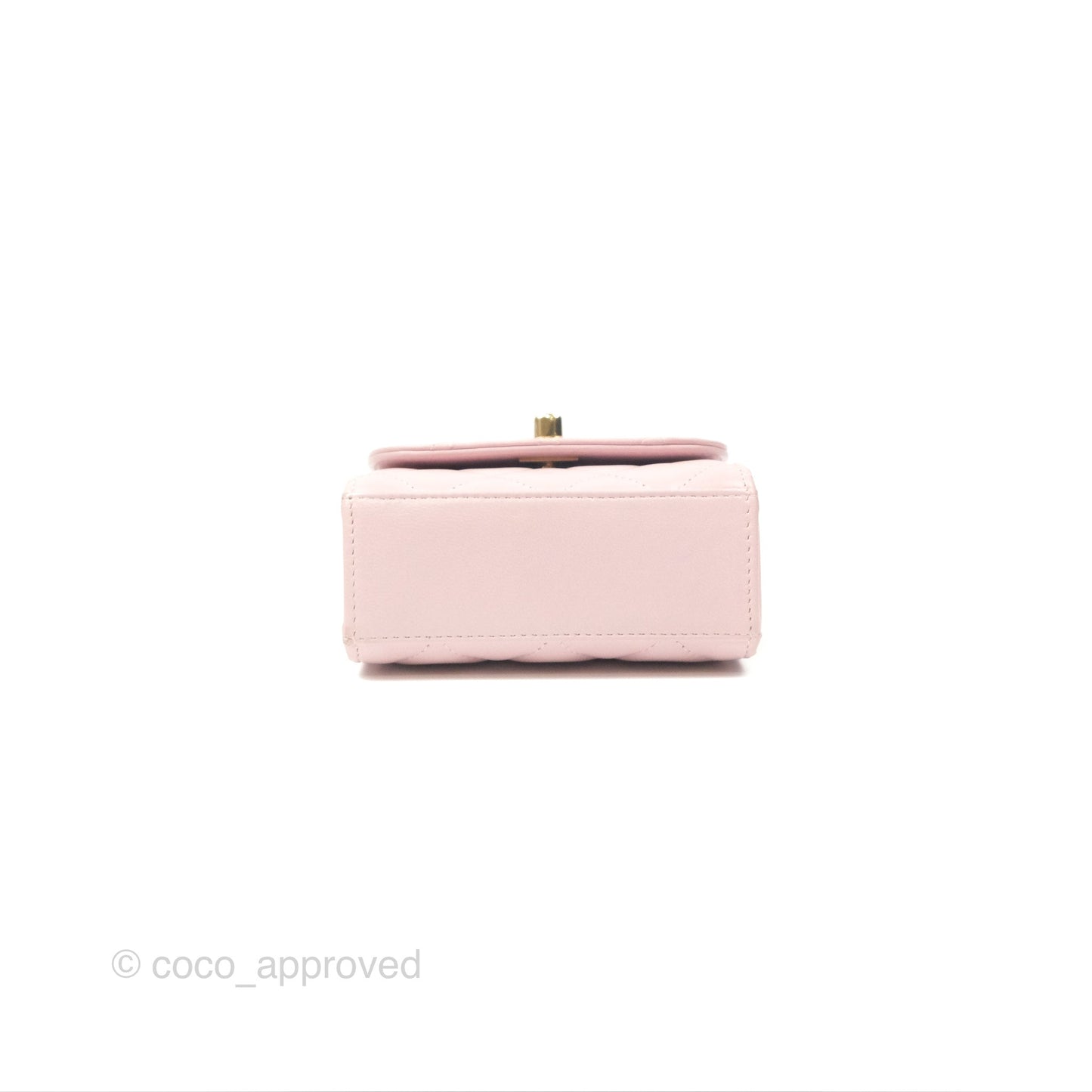 Chanel Mini Quilted Trendy CC Clutch With Chain Lilac Rose Clair Lambskin Gold Hardware