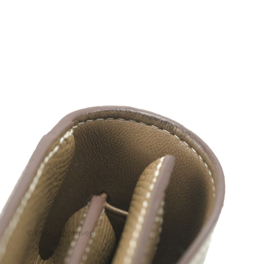 Hermès Constance Long To Go Wallet Etoupe Epsom Gold Hardware