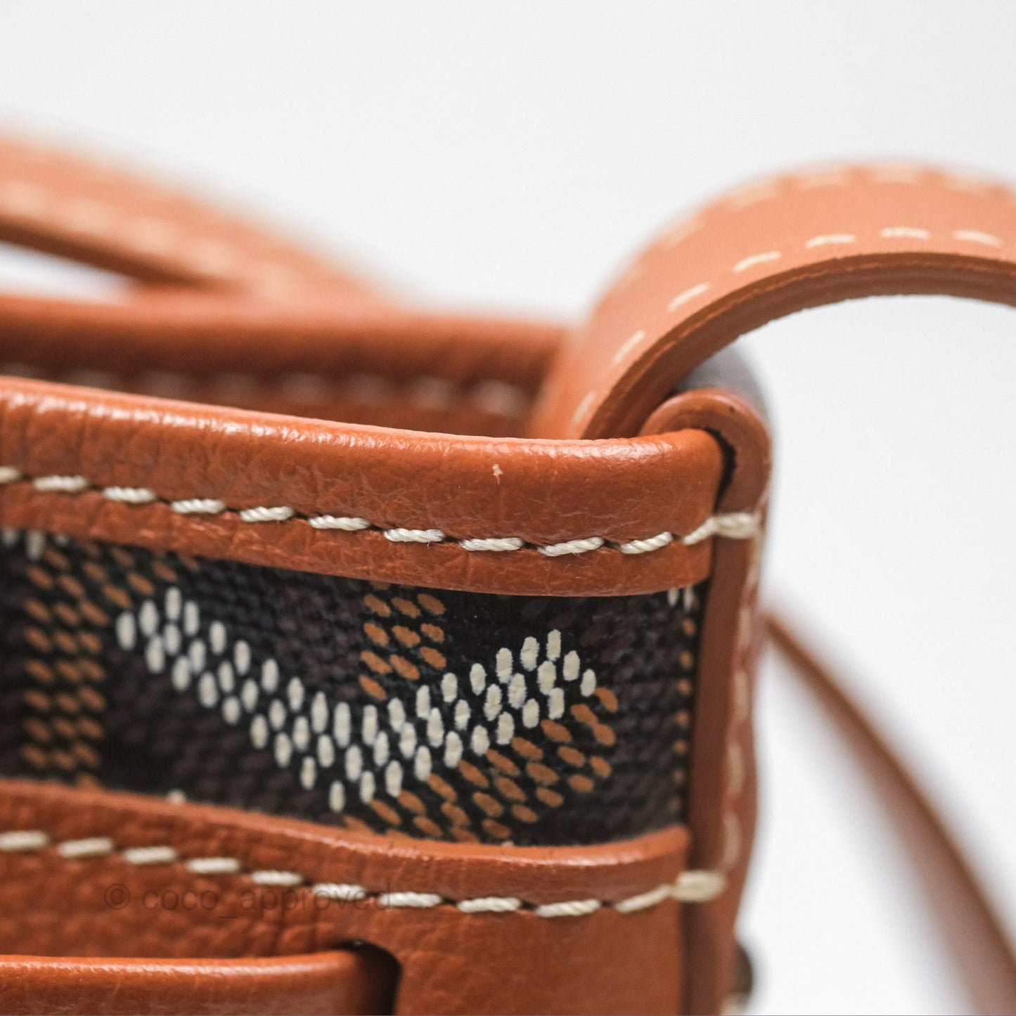 Goyard Petit Flot Bucket Bag Black & Tan Goyardine