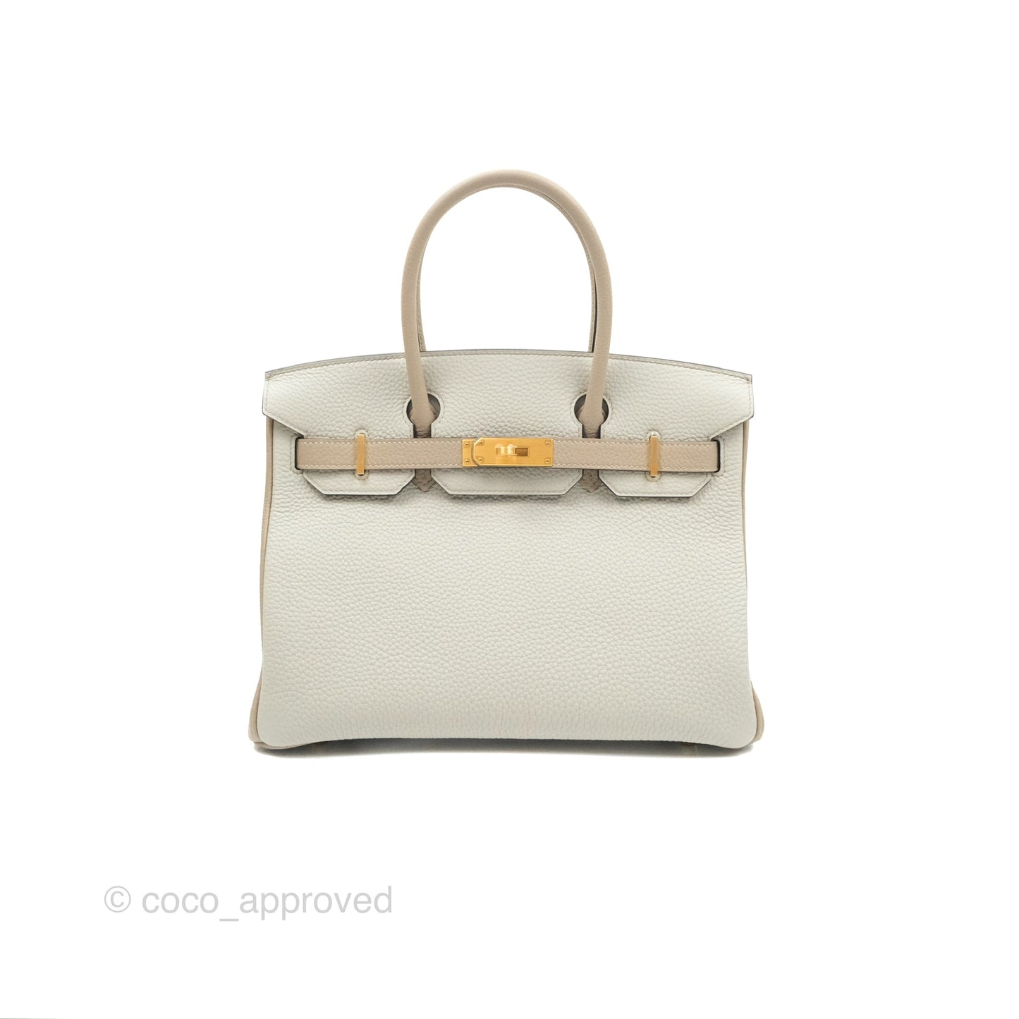 Hermès Birkin 30 Retourne Togo Gold Hardware HSS Gris Perle 80 Gris Tourterelle