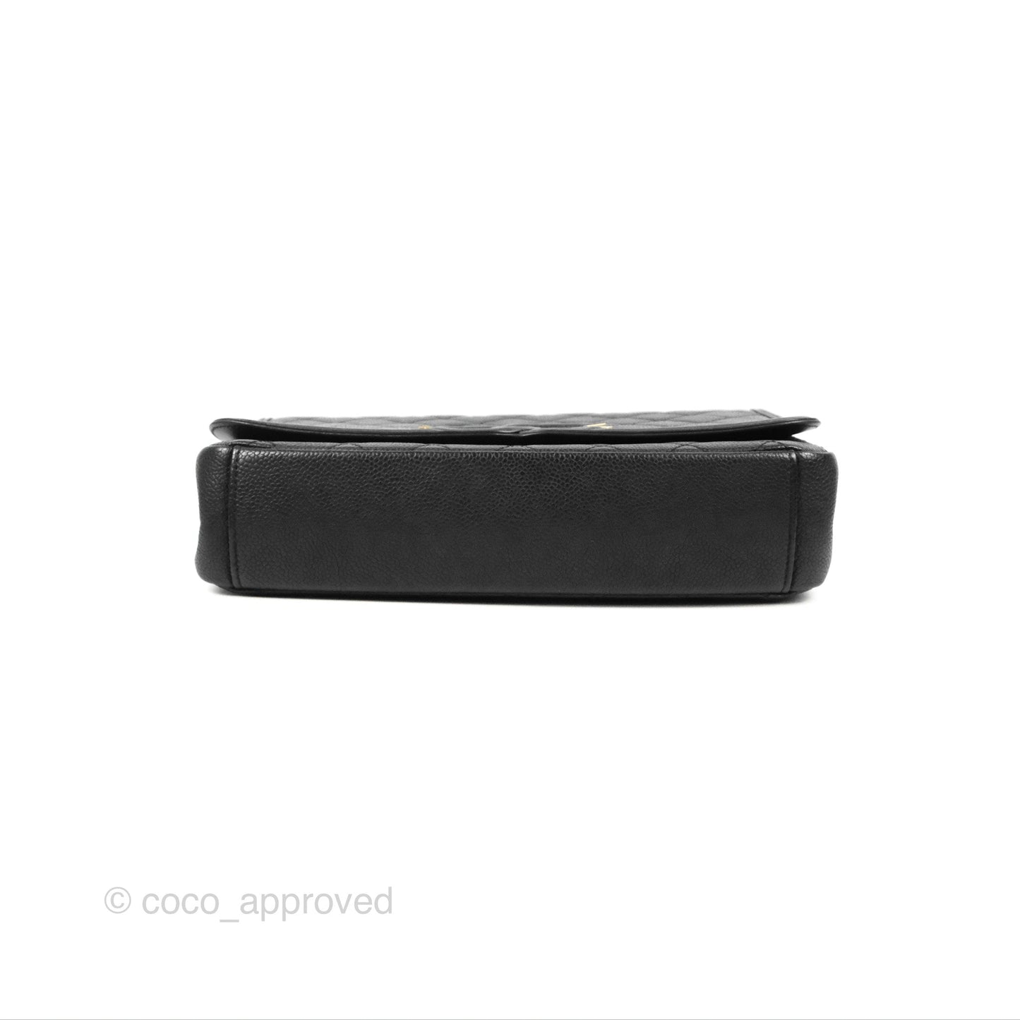 Chanel Quilted Medium CC Filigree Flap Black Caviar