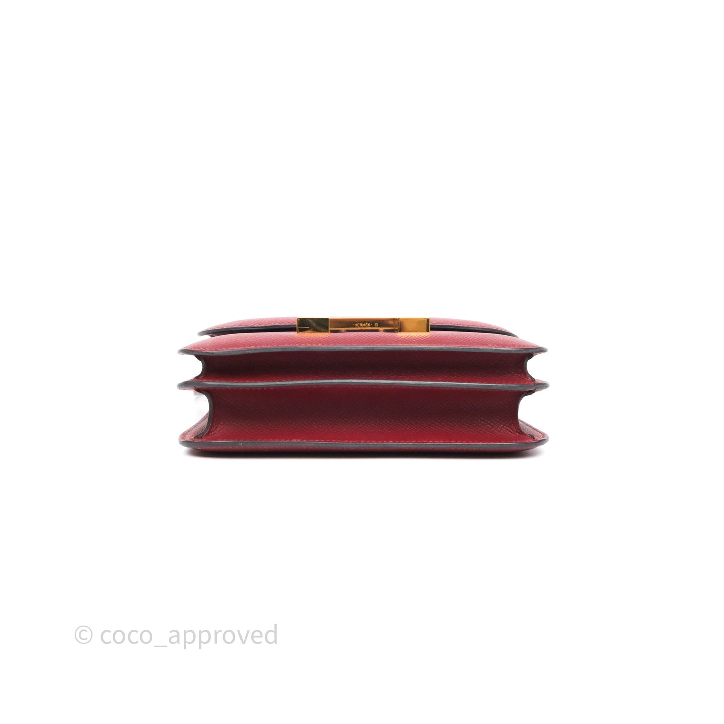 Hermès Constance Mini 18cm Rouge Grenat K1 Epsom Gold Hardware