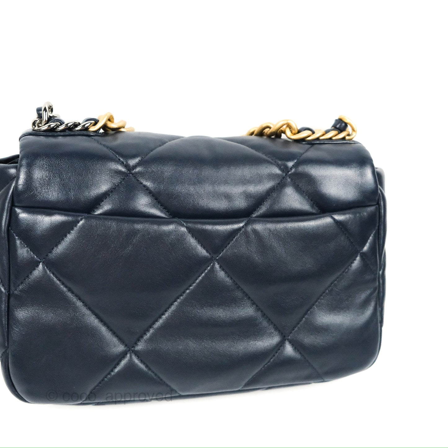 Chanel 19 Small Navy Mixed Hardware