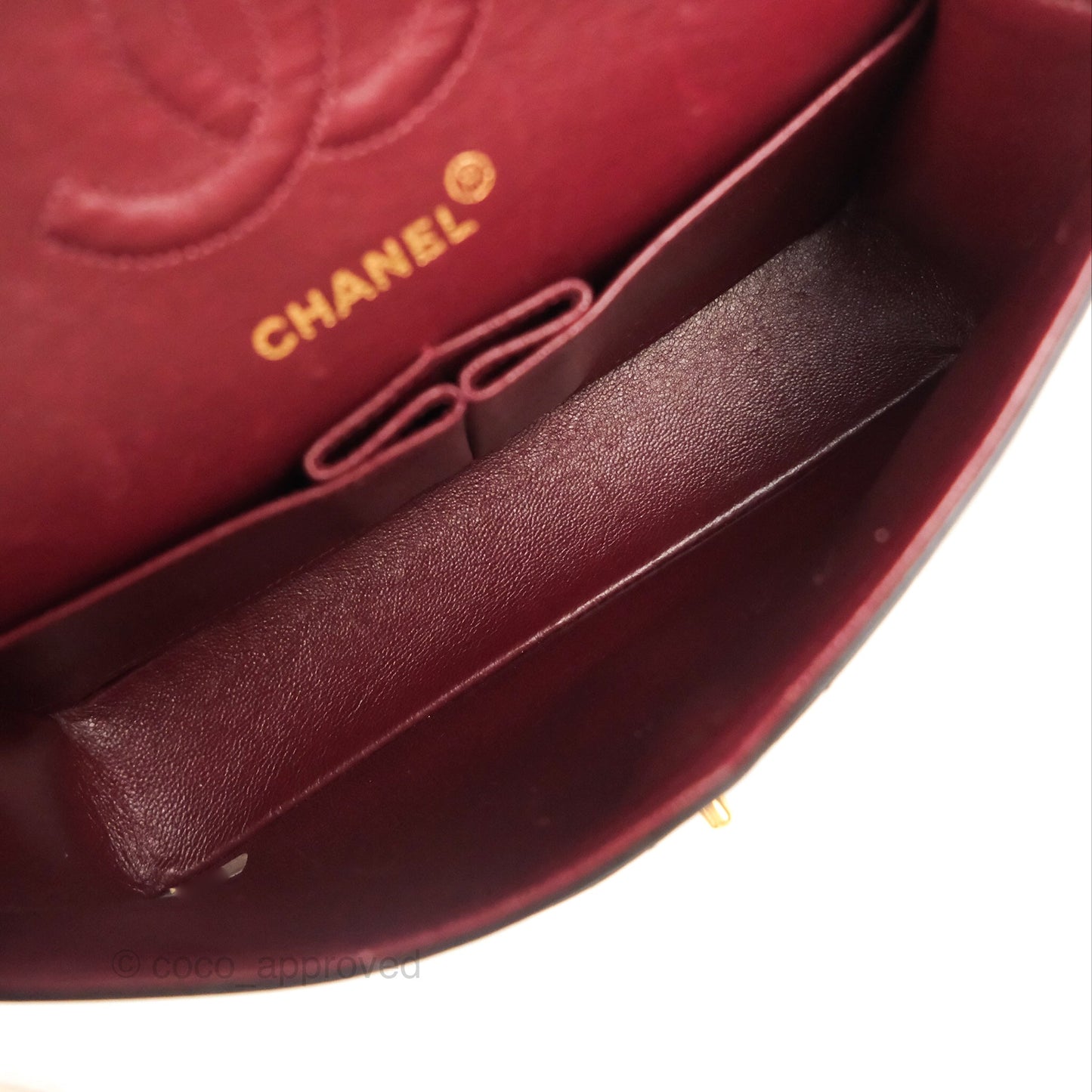 Chanel Vintage Small Classic Flap Black Lambskin 24K Gold Hardware