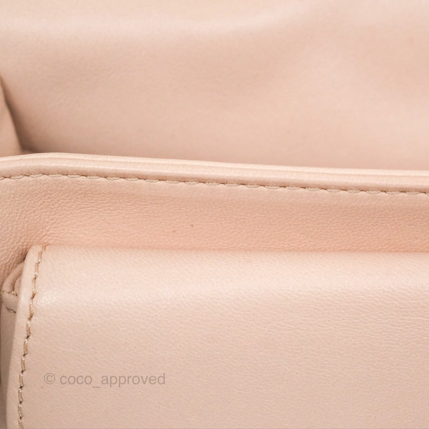 Chanel Flap Bag Pink Aged Gold Hardware