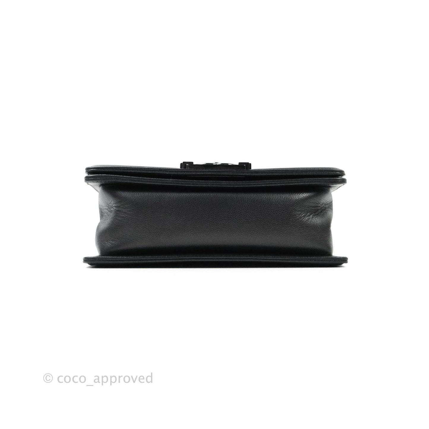 Chanel Quilted So Black Small Boy Caviar