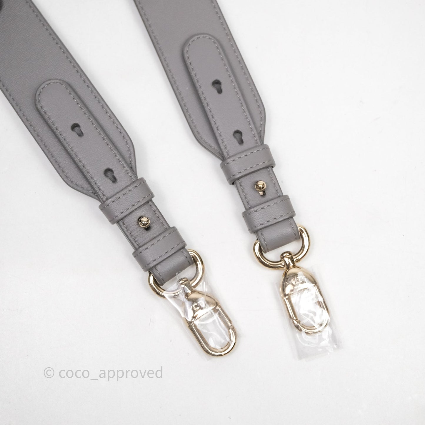 Christian Dior Small Lady Dior Grey Lambskin Gold Hardware