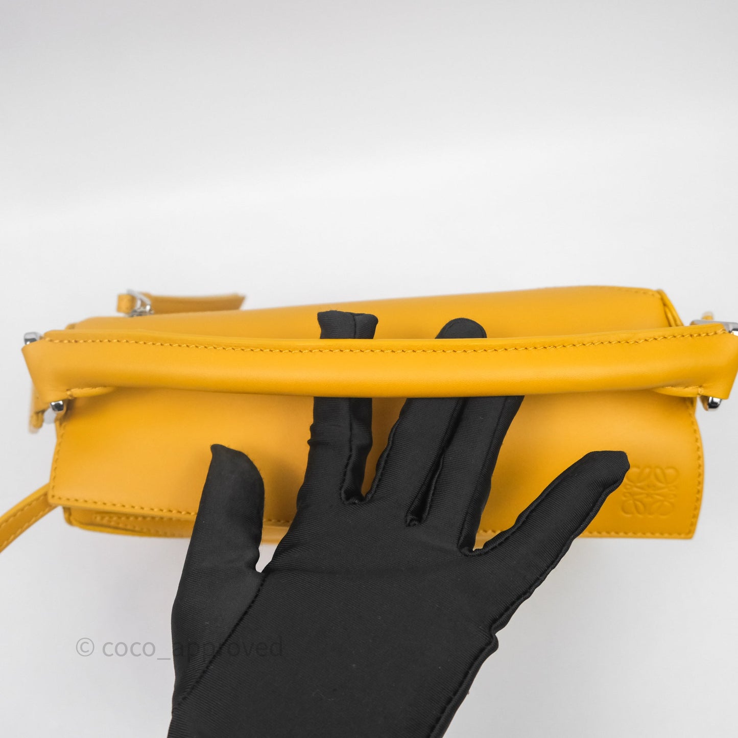 Loewe Small Puzzle Bag Sunflower With Logo Strap