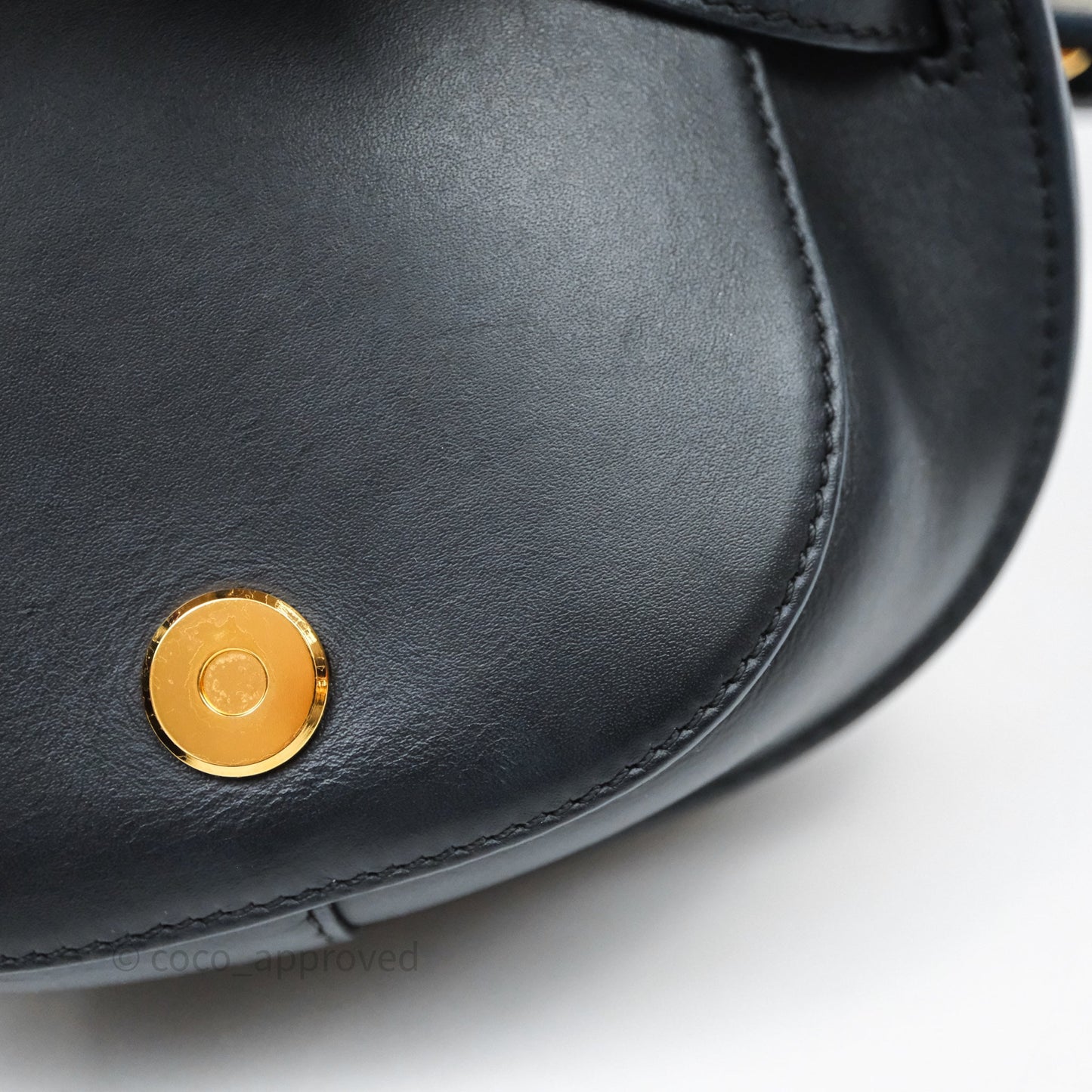 Loewe Mini Gate Dual Bag in Soft Calfskin & Jacquard Strap Black