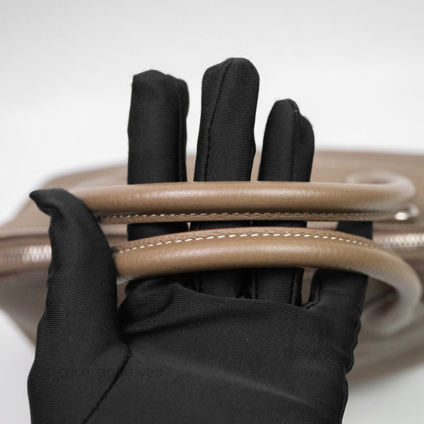 Hermès Bolide 31 Etoupe Evercolor Clemence Palladium Hardware