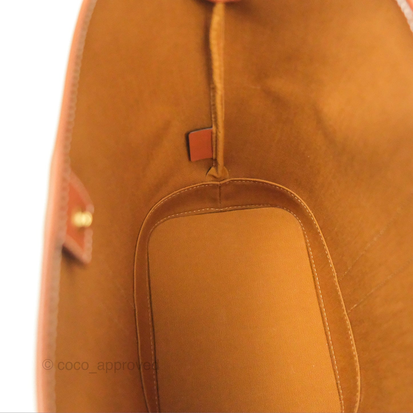 Celine Small Bucket Triomphe Canvas Tan Calfskin