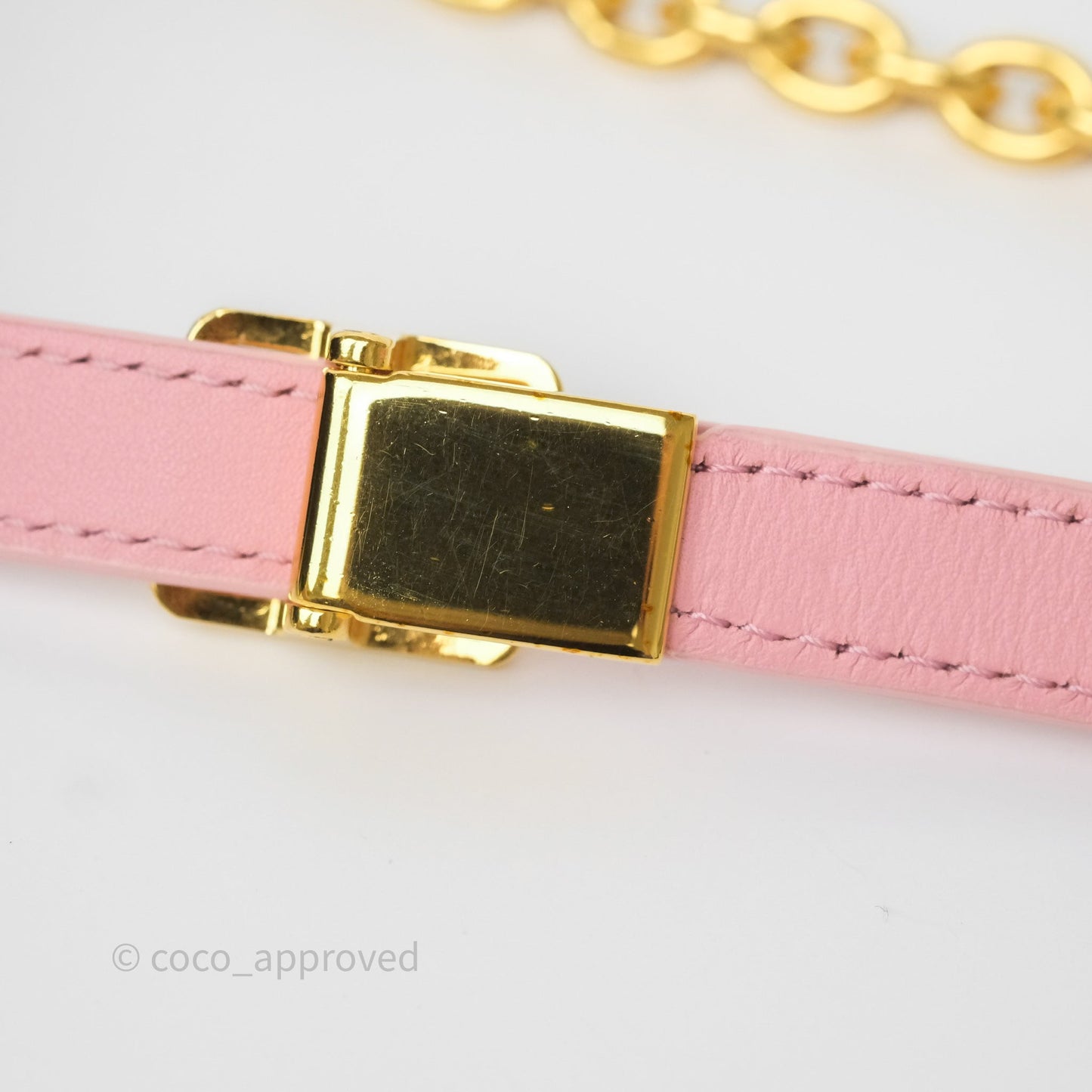 Dior 30 Montaigne East-West Chain Bag Pink