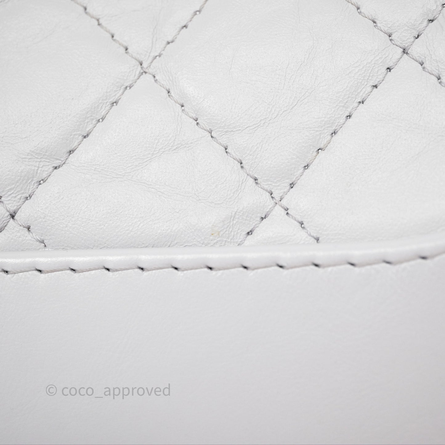 Chanel Small Gabrielle Hobo Quilted Grey Aged Calfskin