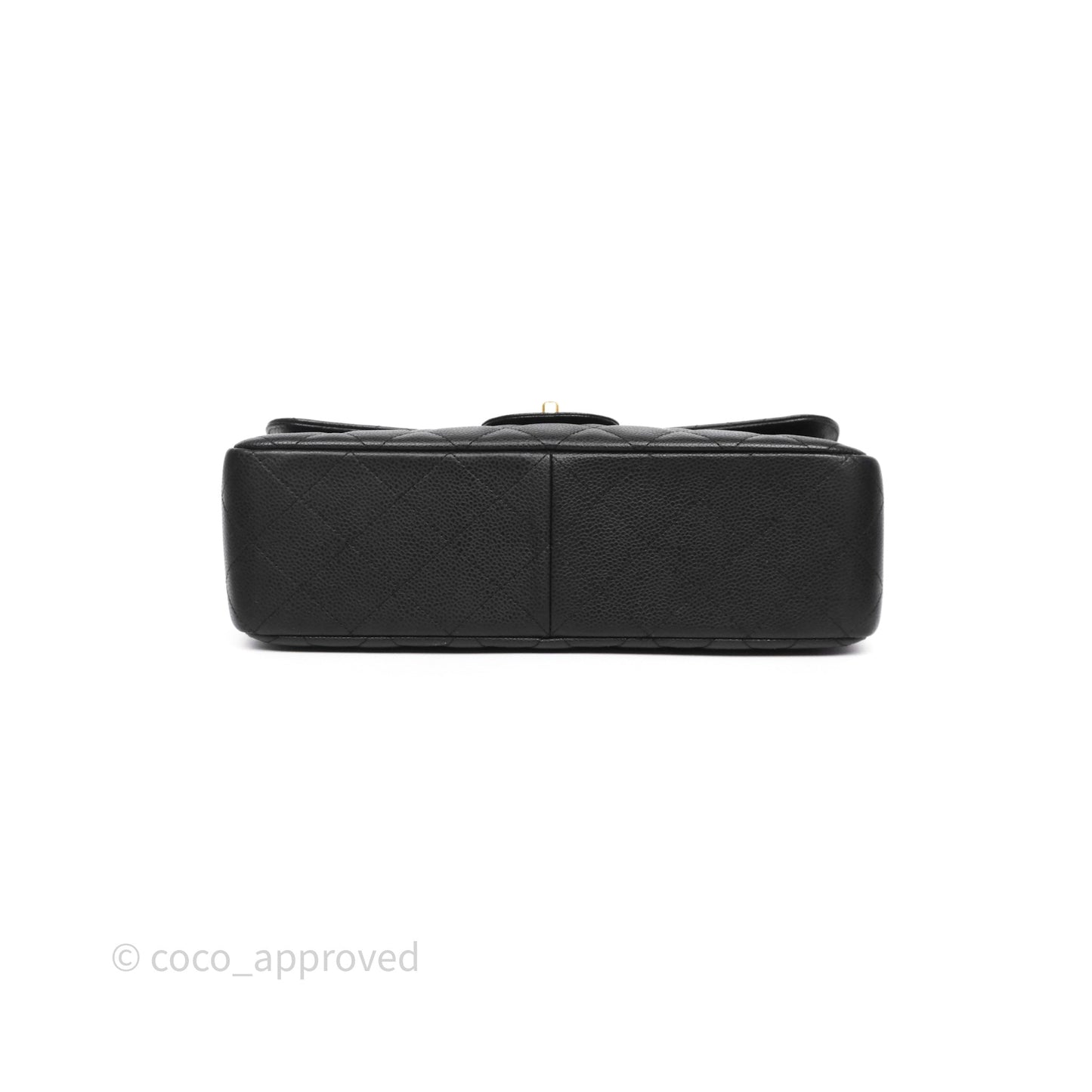Chanel Jumbo Single Flap Black Caviar Gold Hardware⁣⁣