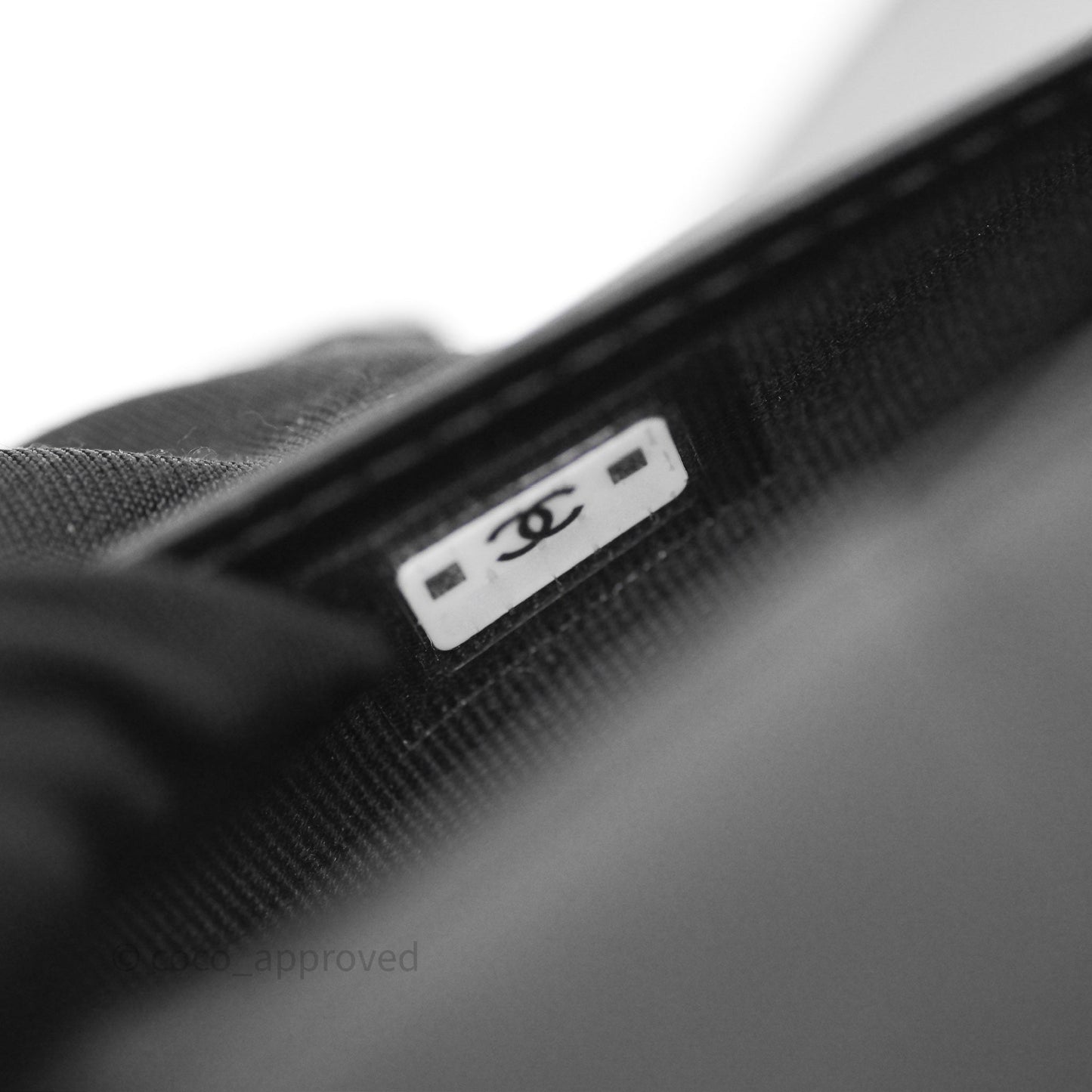 Chanel Card Holder Quilted So Black Calfskin 24P
