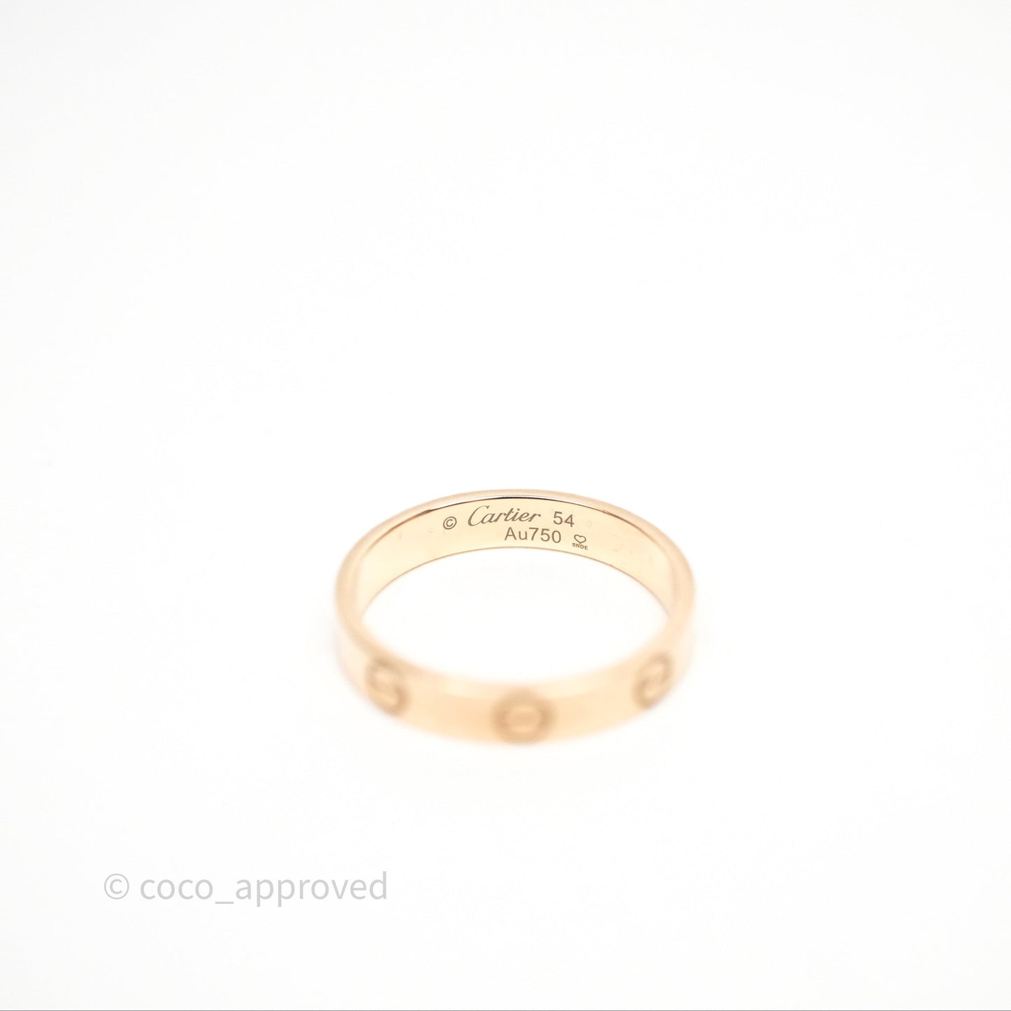 Cartier Love Ring Small Model Rose Gold