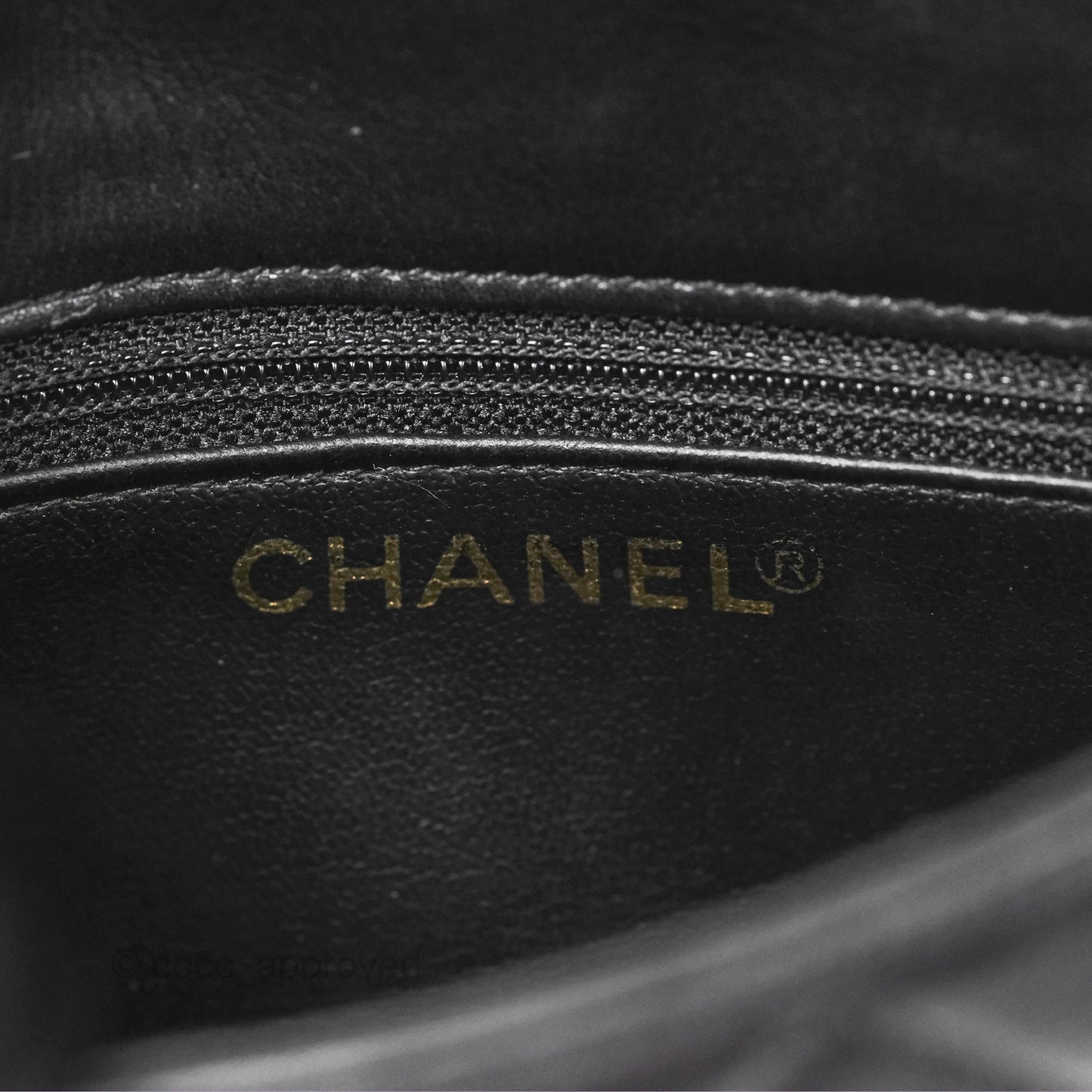 Chanel Vintage Belt Bag Quilted Black Lambskin 24K Gold Hardware