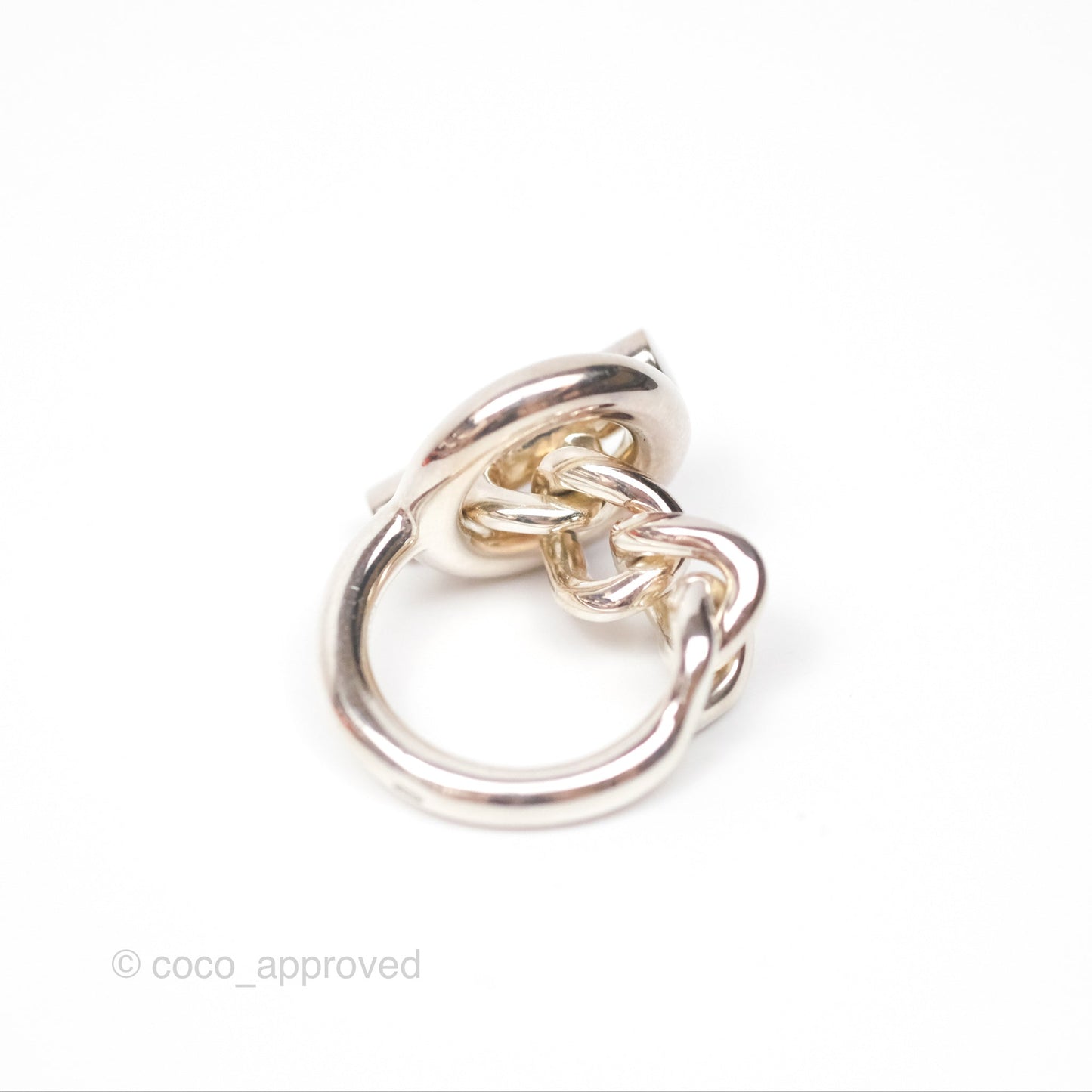 Hermès Echappee Ring GM Sterling Silver