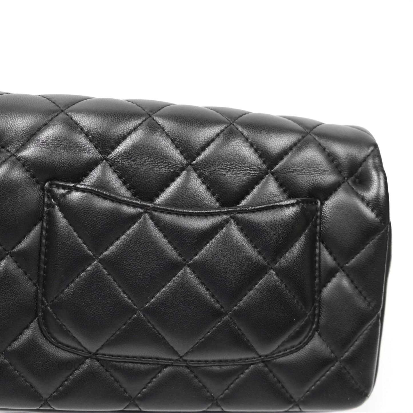 Chanel Small My Precious Flap Black Lambskin Gold Hardware