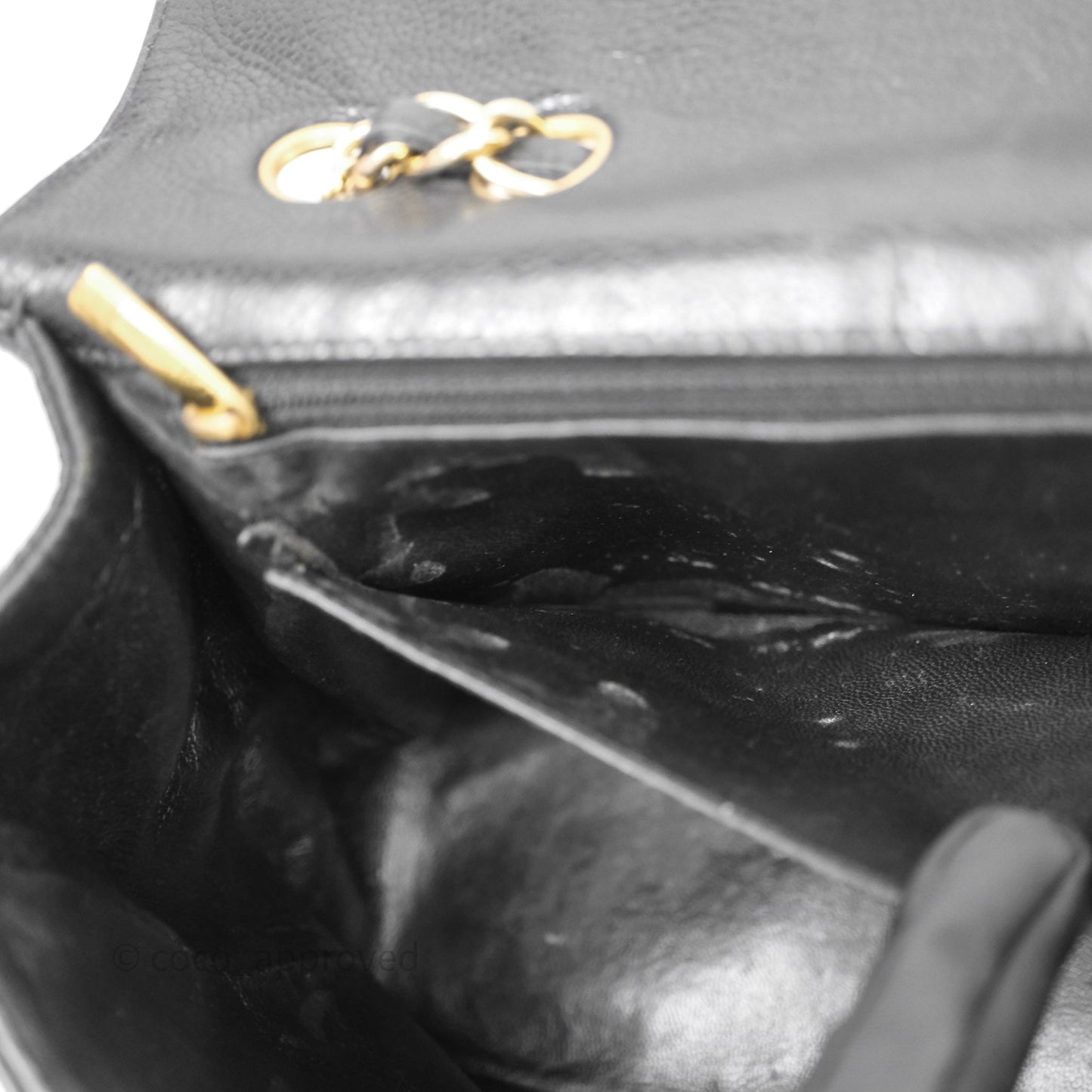 Chanel Jumbo Single Flap Black Caviar Gold Hardware⁣⁣