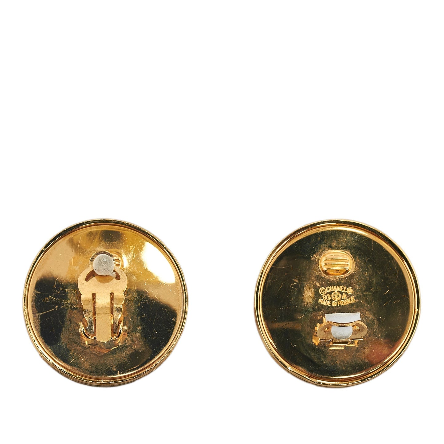 Luxury Chanel CC Clip On Earrings Costume Earrings