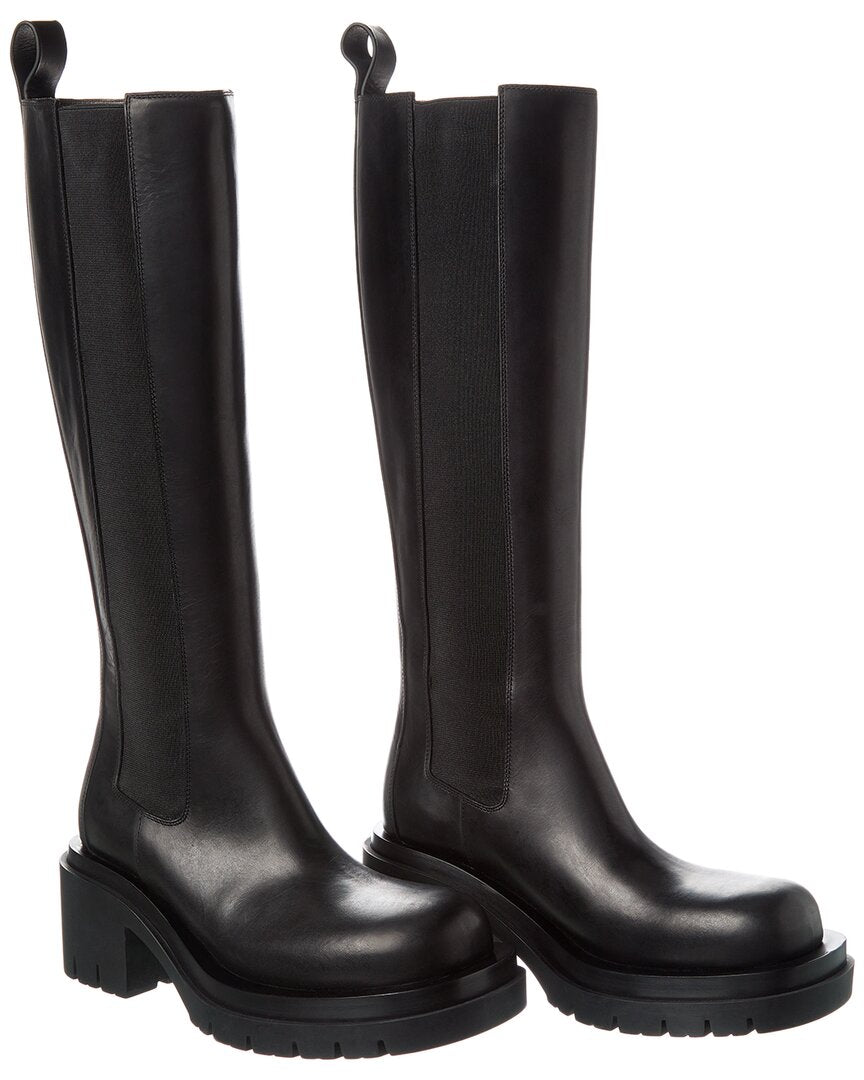 Luxury Bottega Veneta Lug Leather Boot
