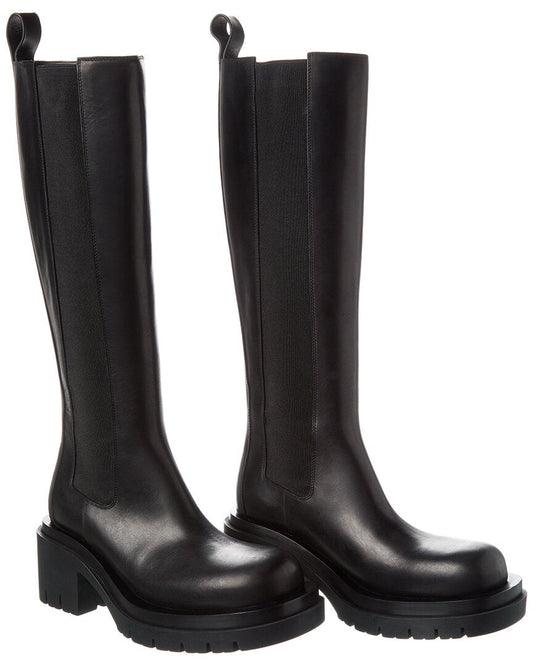 Luxury Bottega Veneta Lug Leather Boot