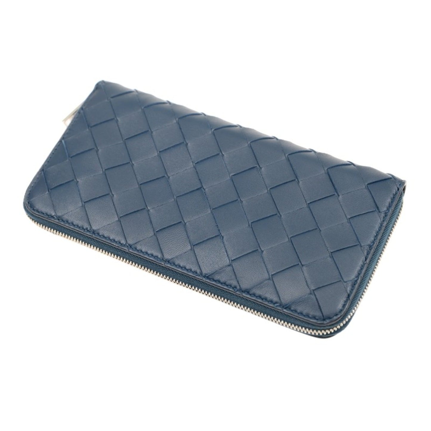 Luxury Bottega Veneta Long Zipper Leather Wallet