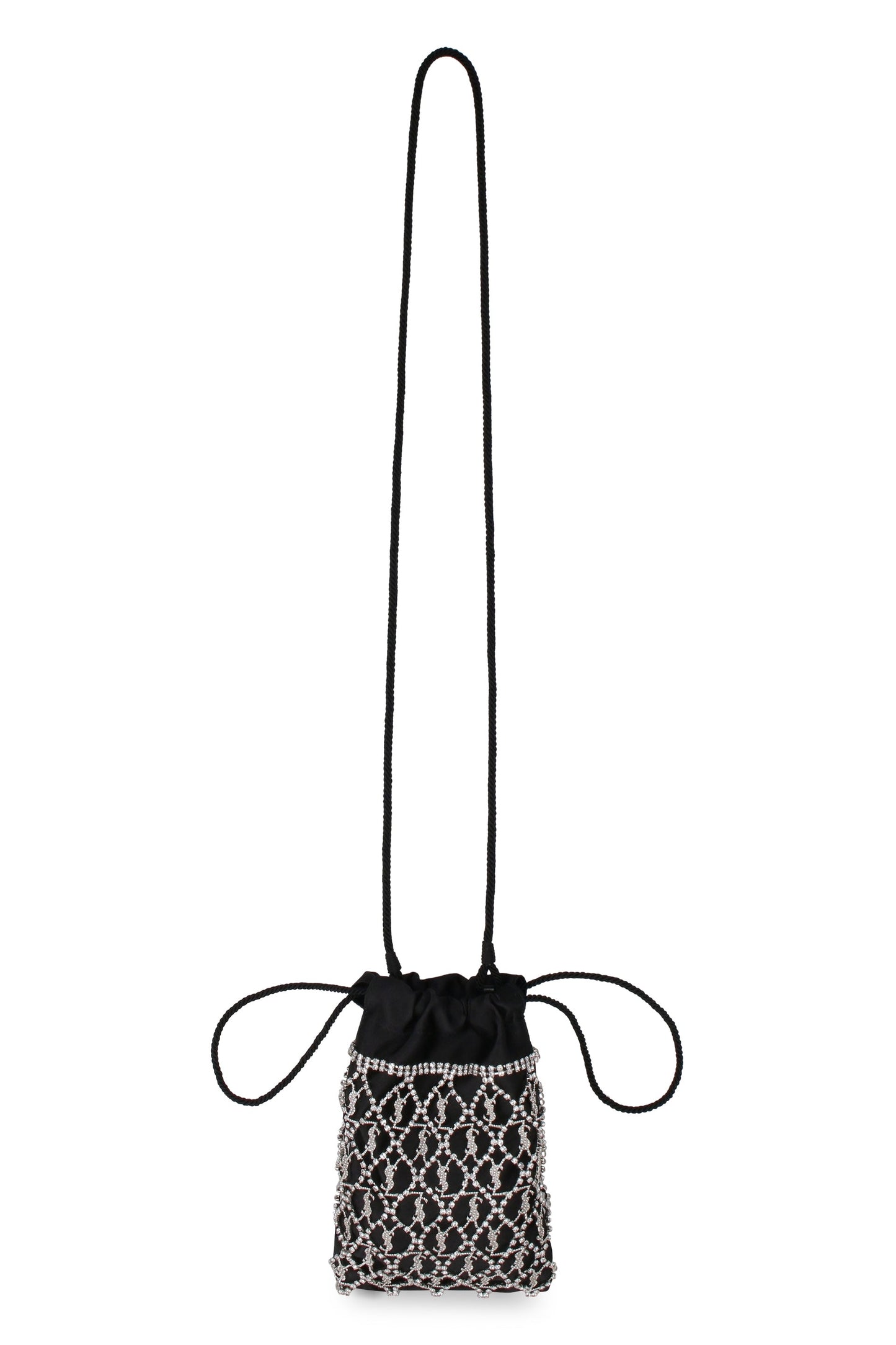 Luxury Saint Laurent Women's Le Monogramme Satin Clutch in Black | 696492FAAGU Color 1067