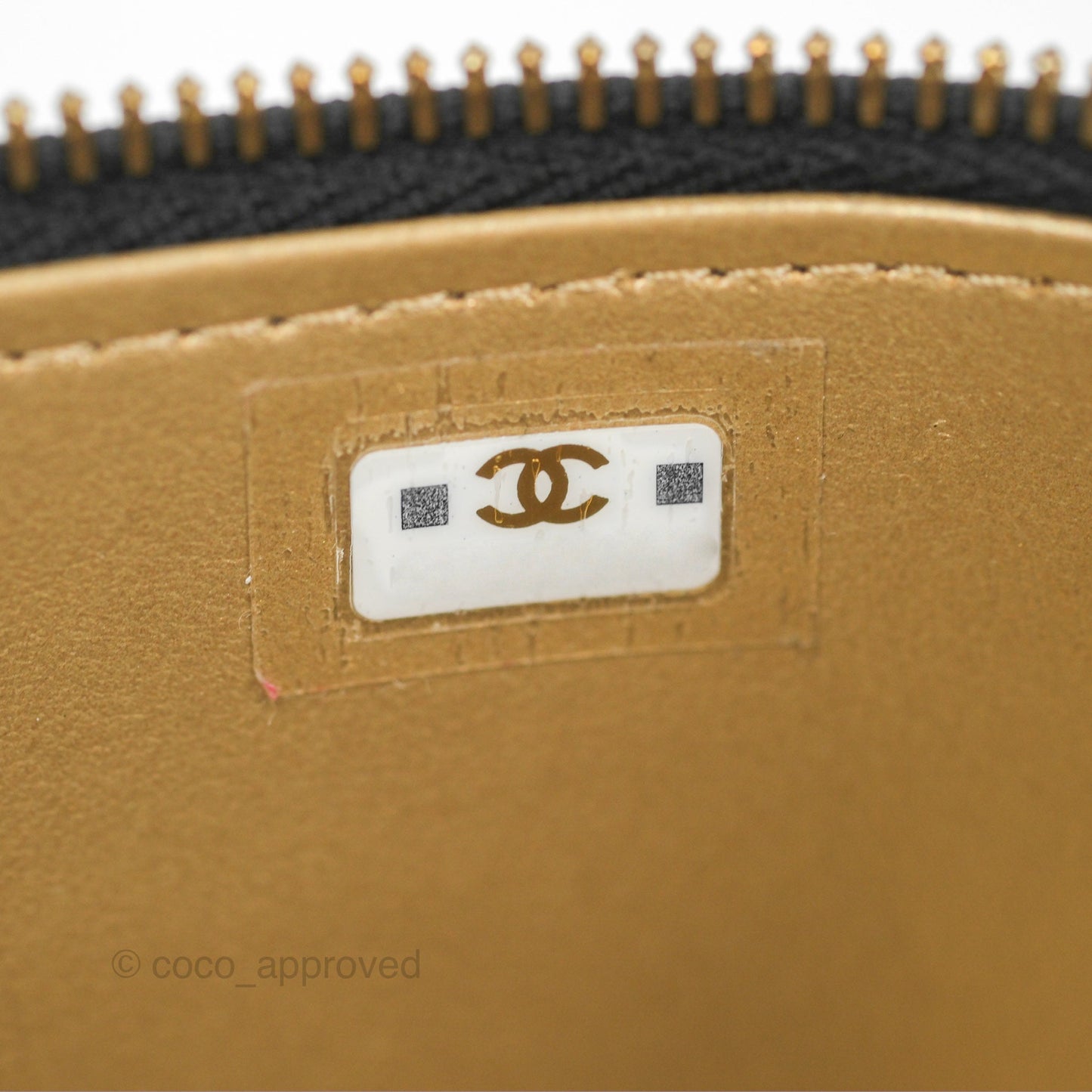 Chanel Ball Crush Vanity with Chain Black Lambskin Gold Hardware