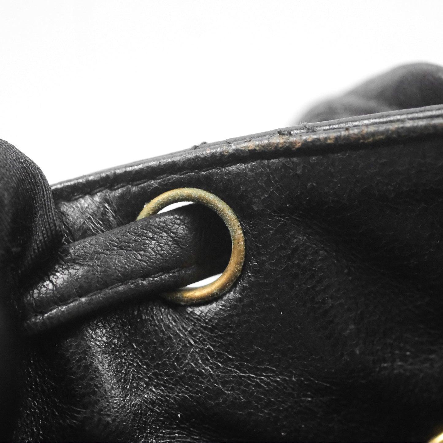 Chanel Vintage CC Duma Backpack Black Lambskin 24K Gold Hardware