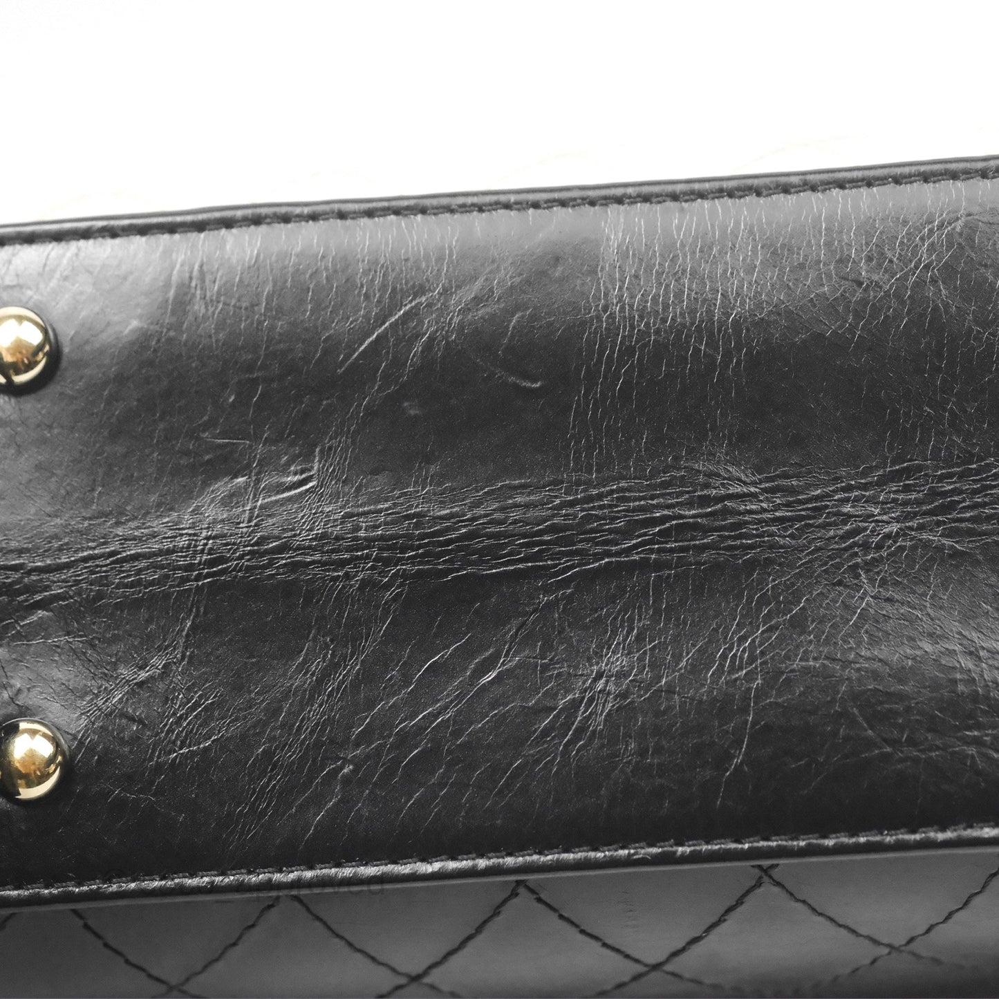 Chanel Camera Case Bag Black/White Calfskin Gold Hardware