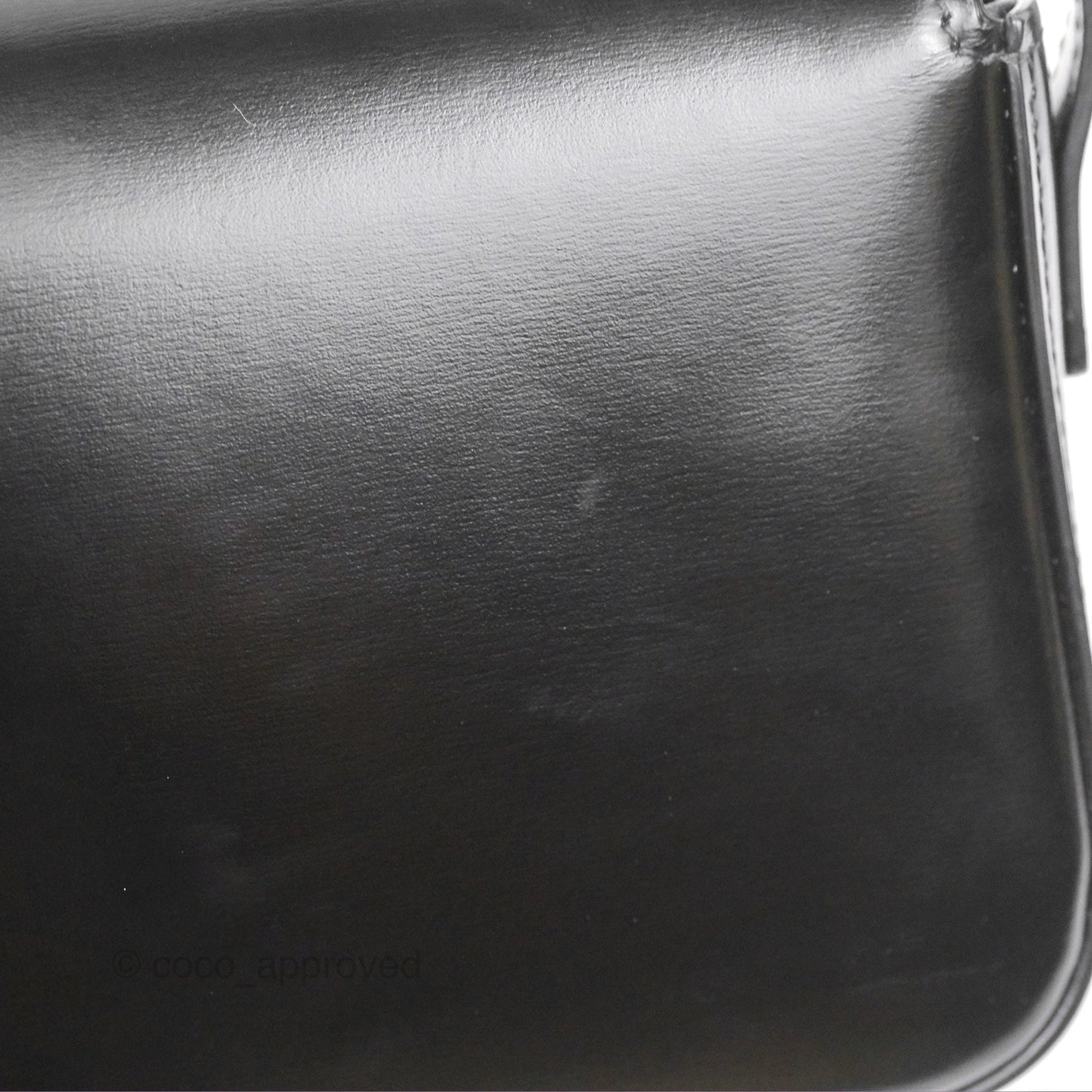 Celine Triomphe Shoulder Bag Black Calfskin