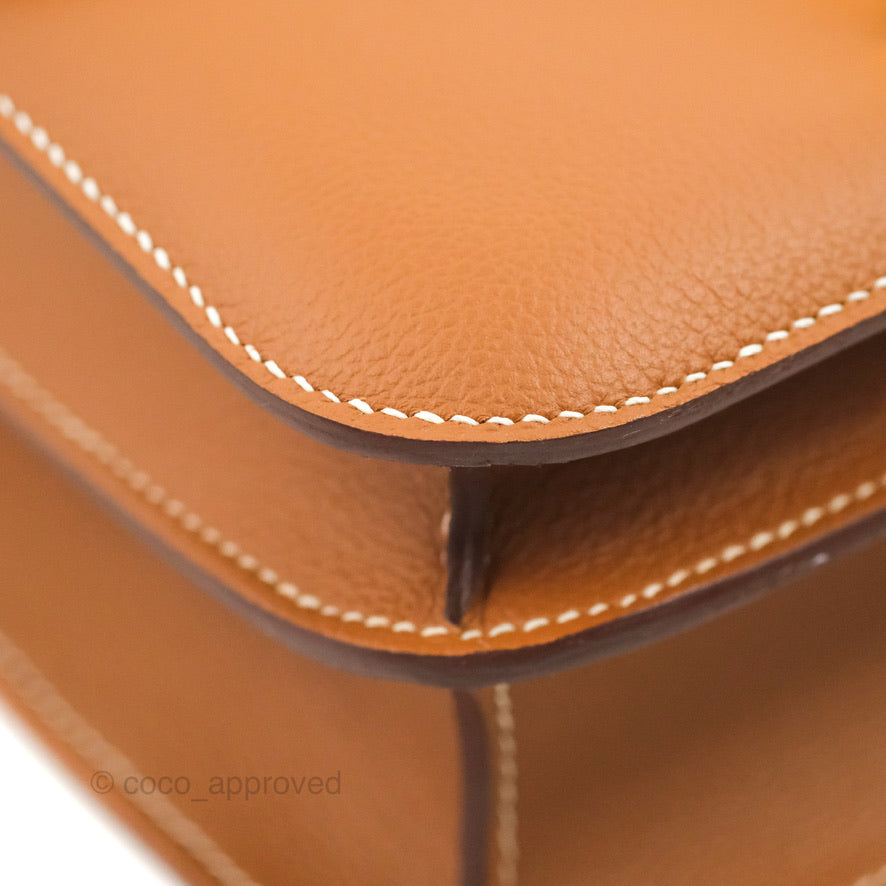 Hermès Constance 24 Gold Evercolor Gold Hardware