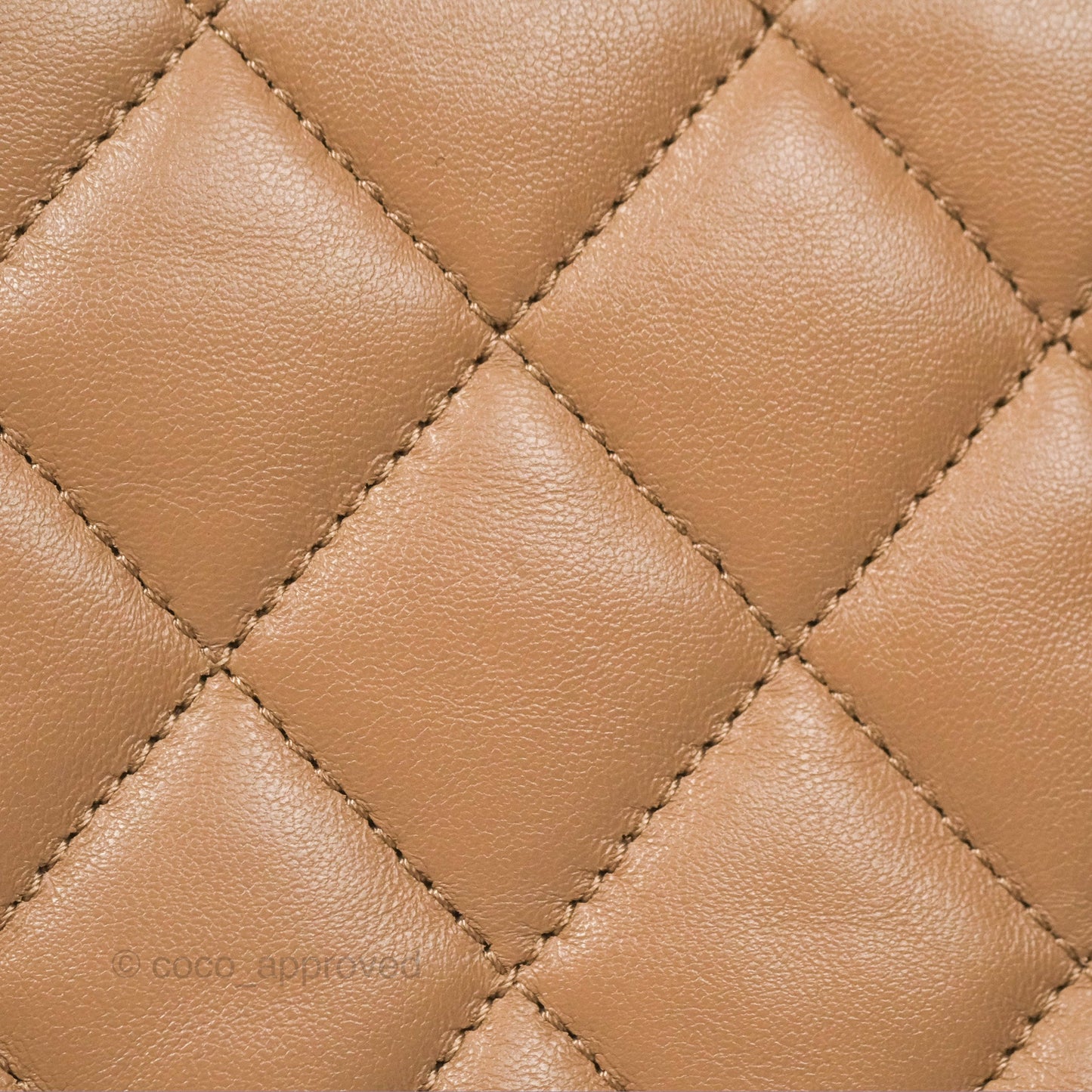 Chanel Small All Slide Adjustable Chain Flap Bag Beige Lambskin Aged Gold Hardware