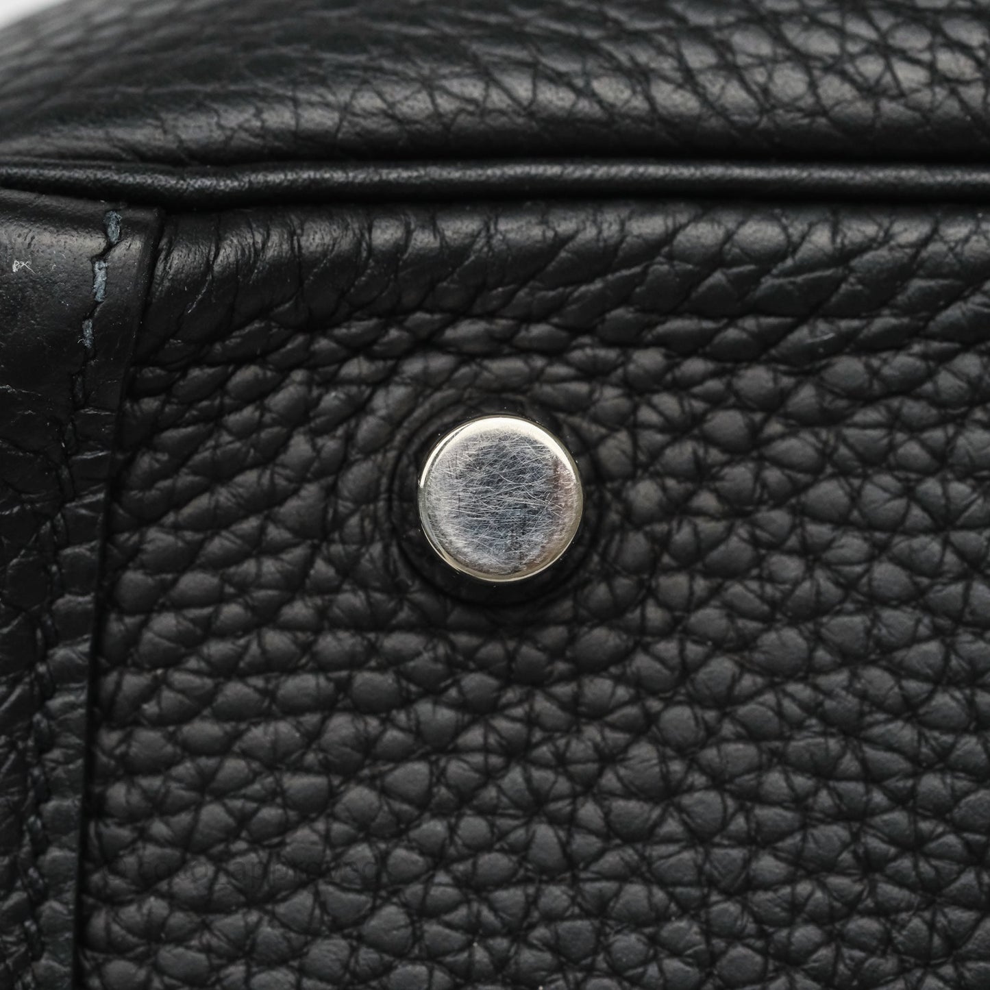 Hermès Lindy 30 Black Clemence Palladium Hardware