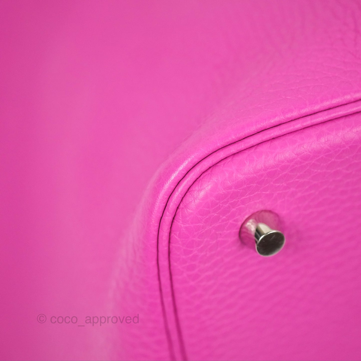Hermès Picotin 22 Magnolia Clemence Palladium Hardware