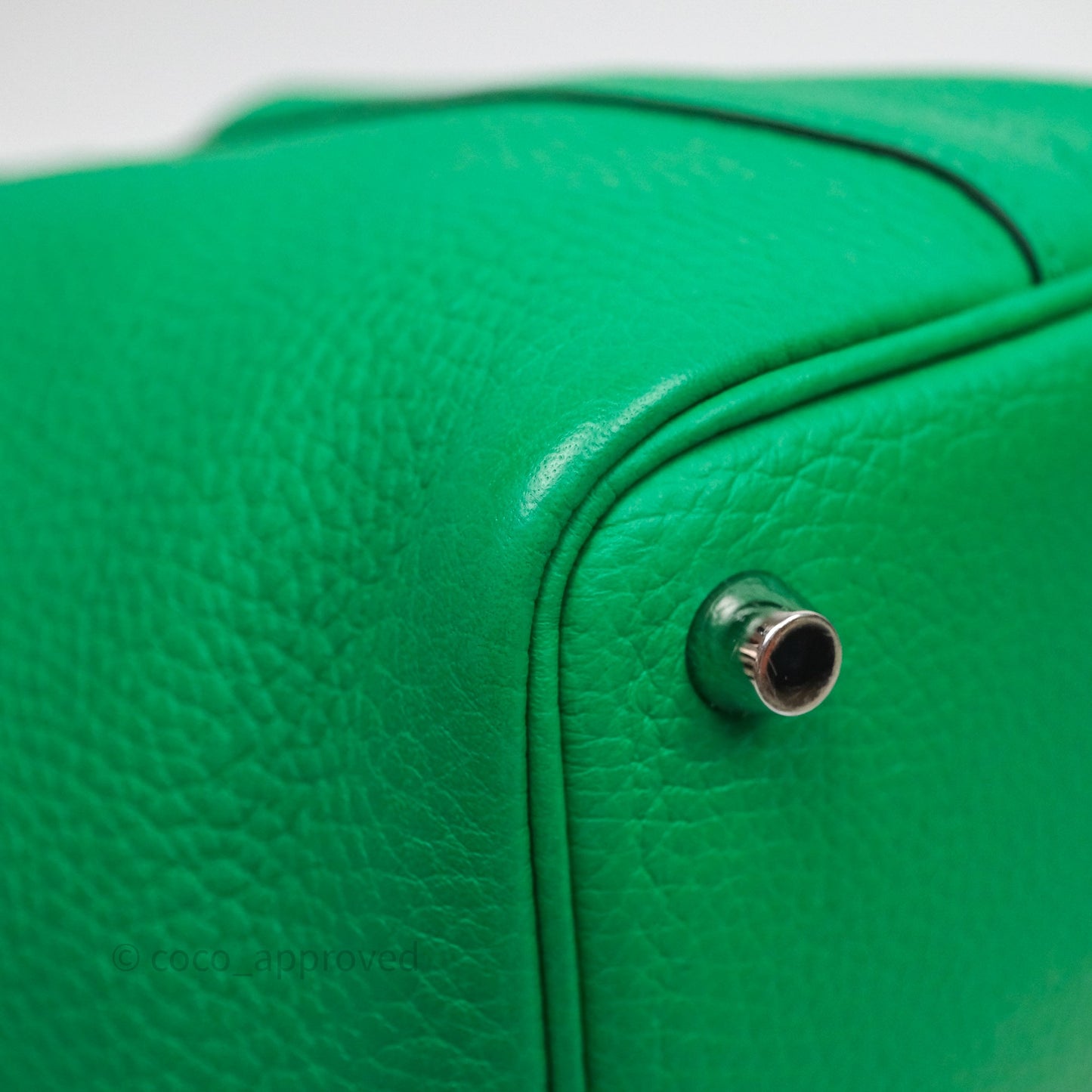 Hermès Picotin 18 Vert Jade 16 Clemence Palladium Hardware