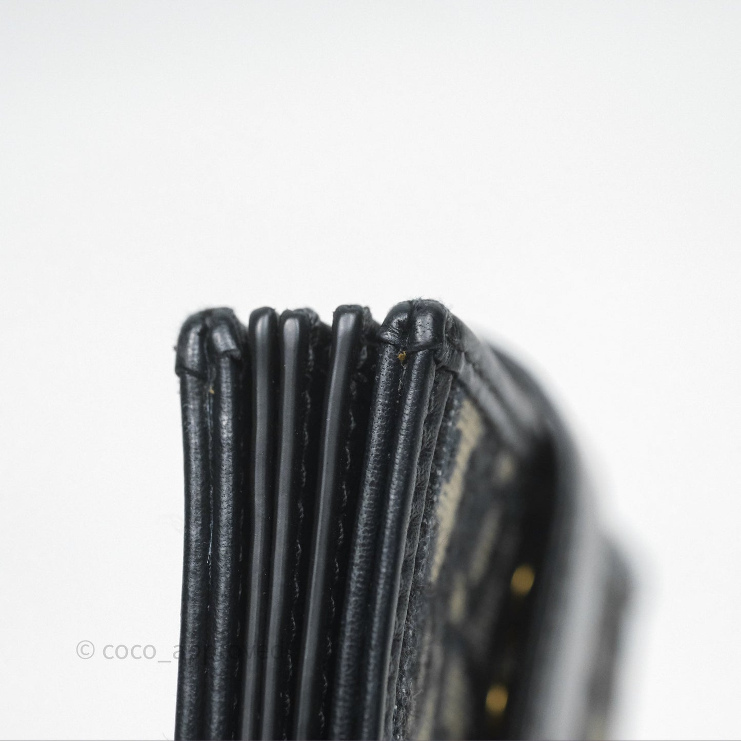 Christian Dior 5-Gusset Card Holder Blue Dior Oblique Jacquard