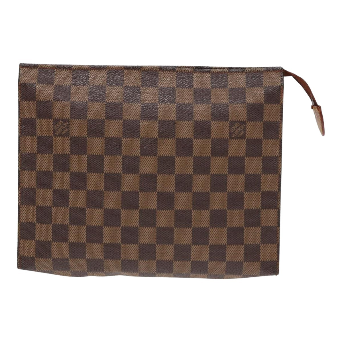 LOUIS VUITTON Damier Ebene Poche Toilette 26 Pouch N47543 LV 55311