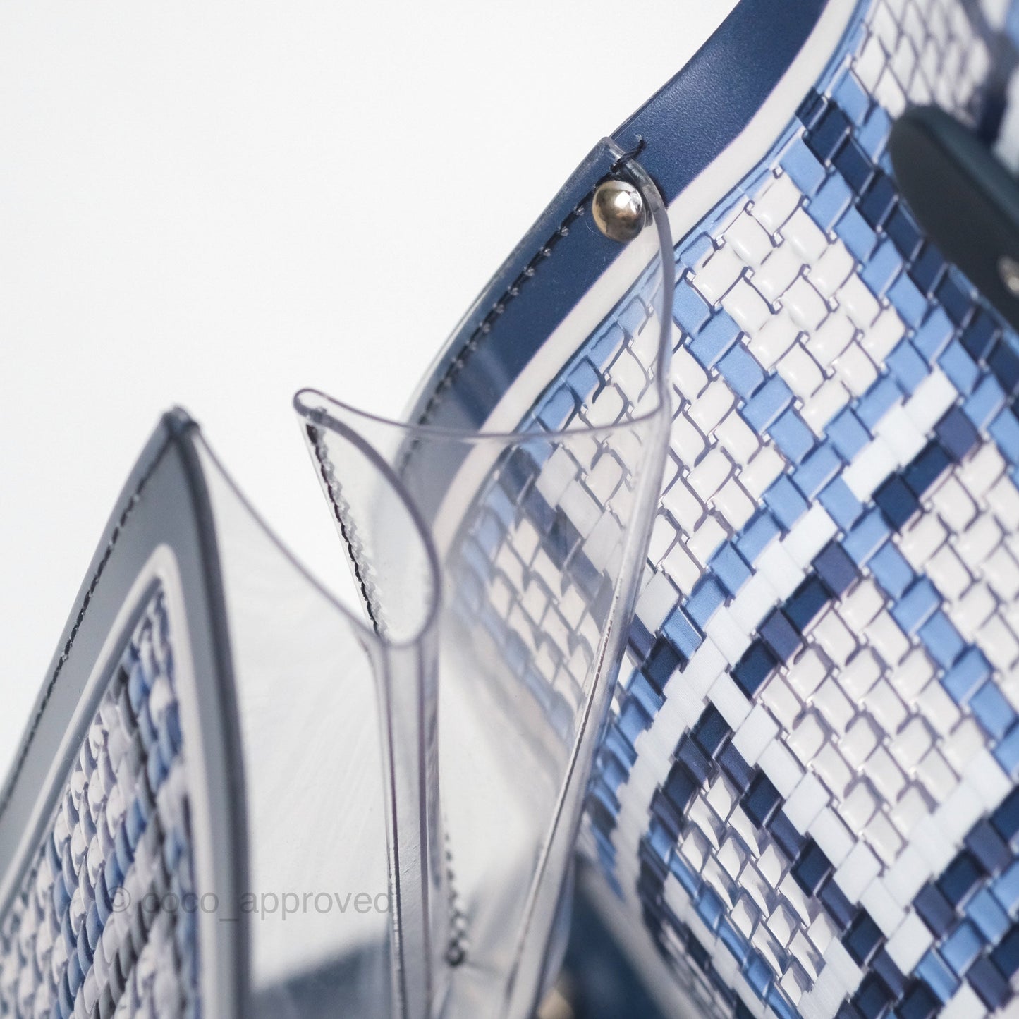Delvaux Brillant MM Bag PVC Navy