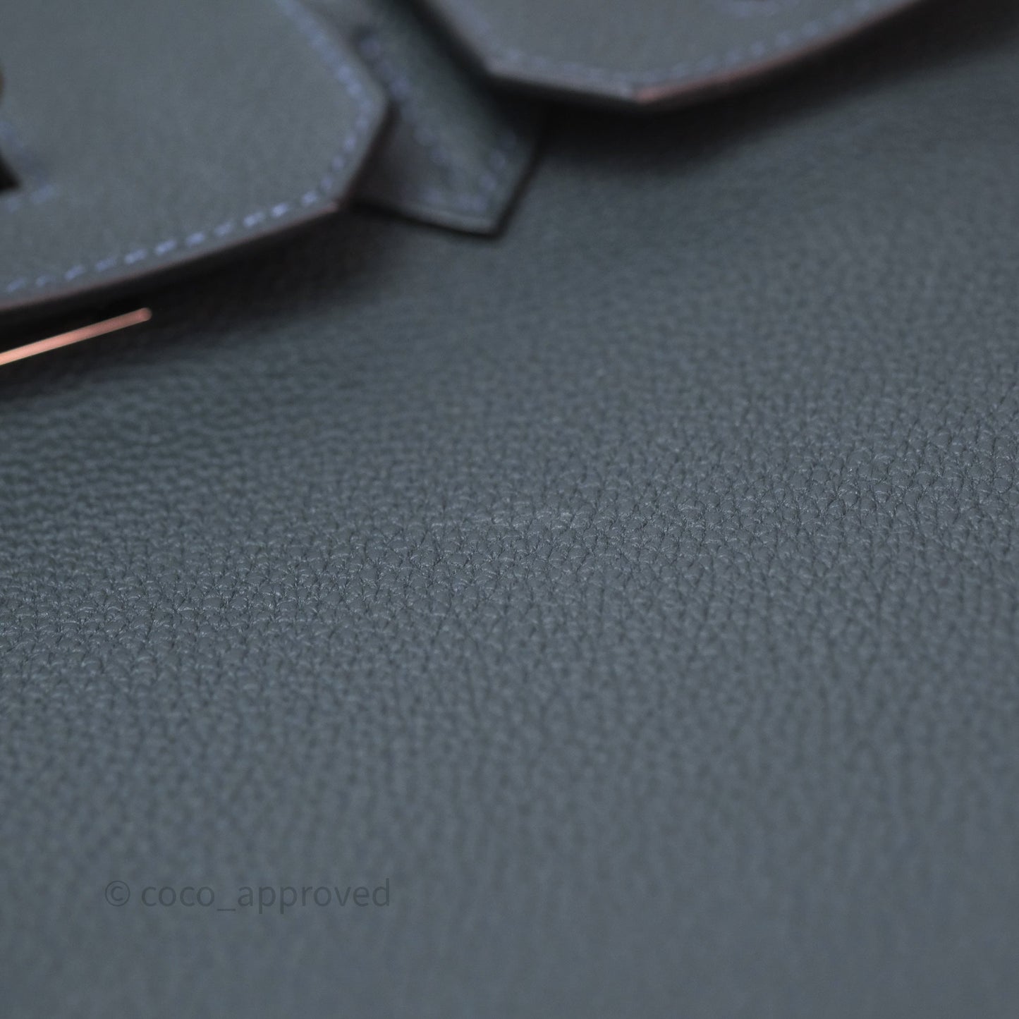 Hermès Birkin 30 Vert Rousseau V0 Togo Palladium Hardware