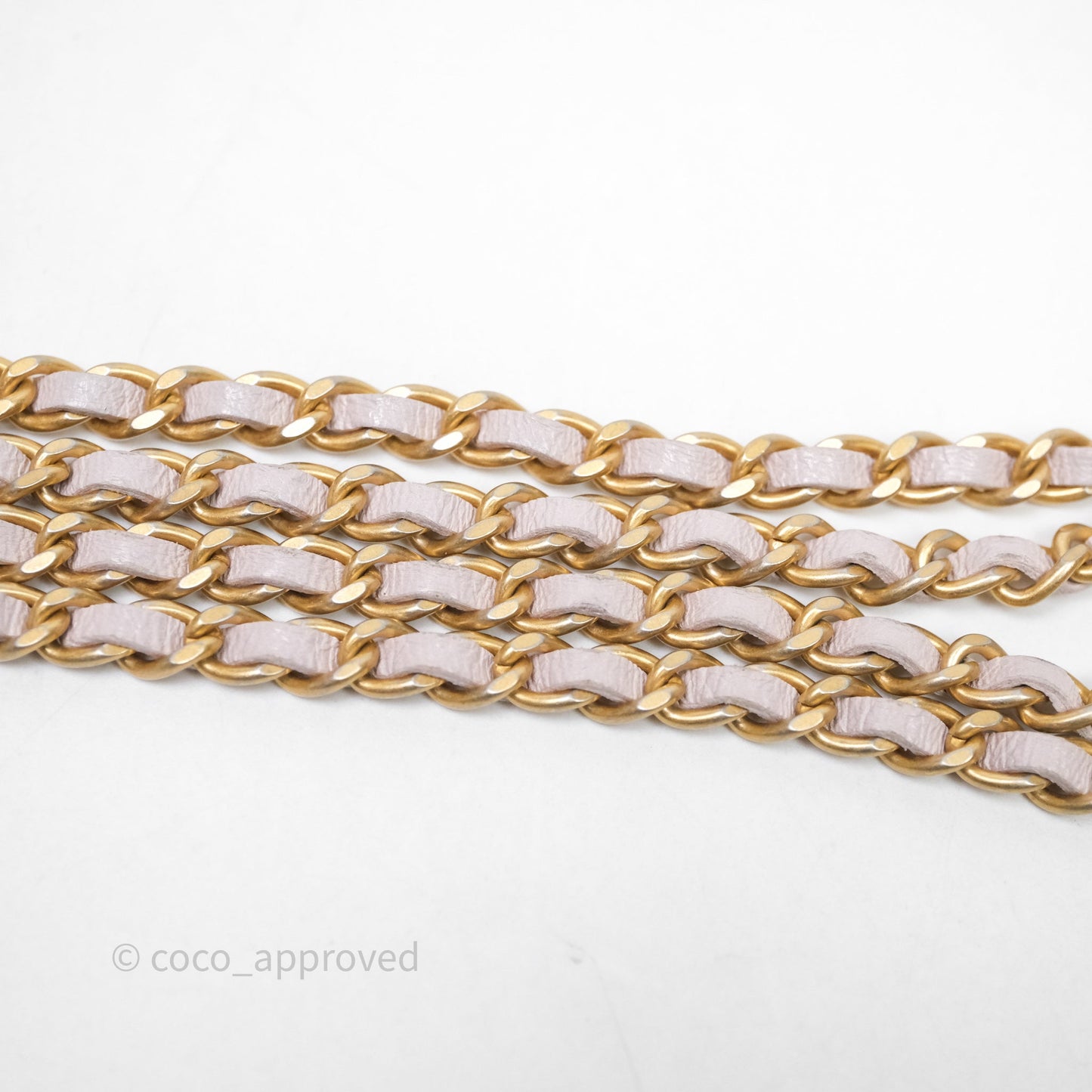 Chanel Pearl Crush Mini Clutch Belt Bag Lilac Lambskin Aged Gold Hardware