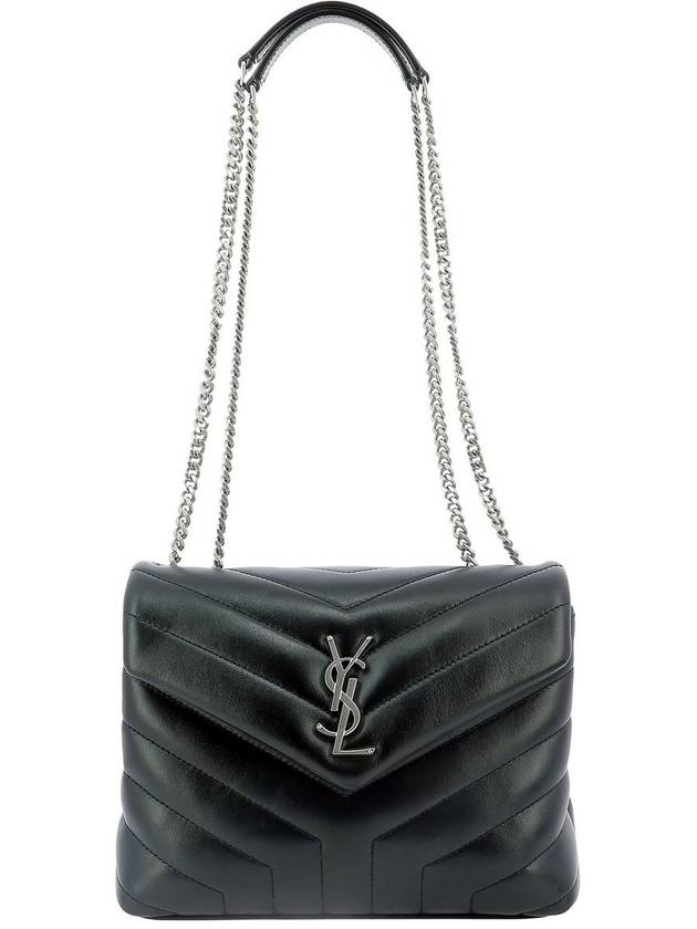 Luxury Saint Laurent Matelasse Lulu Quilted Small Shoulder Bag Black